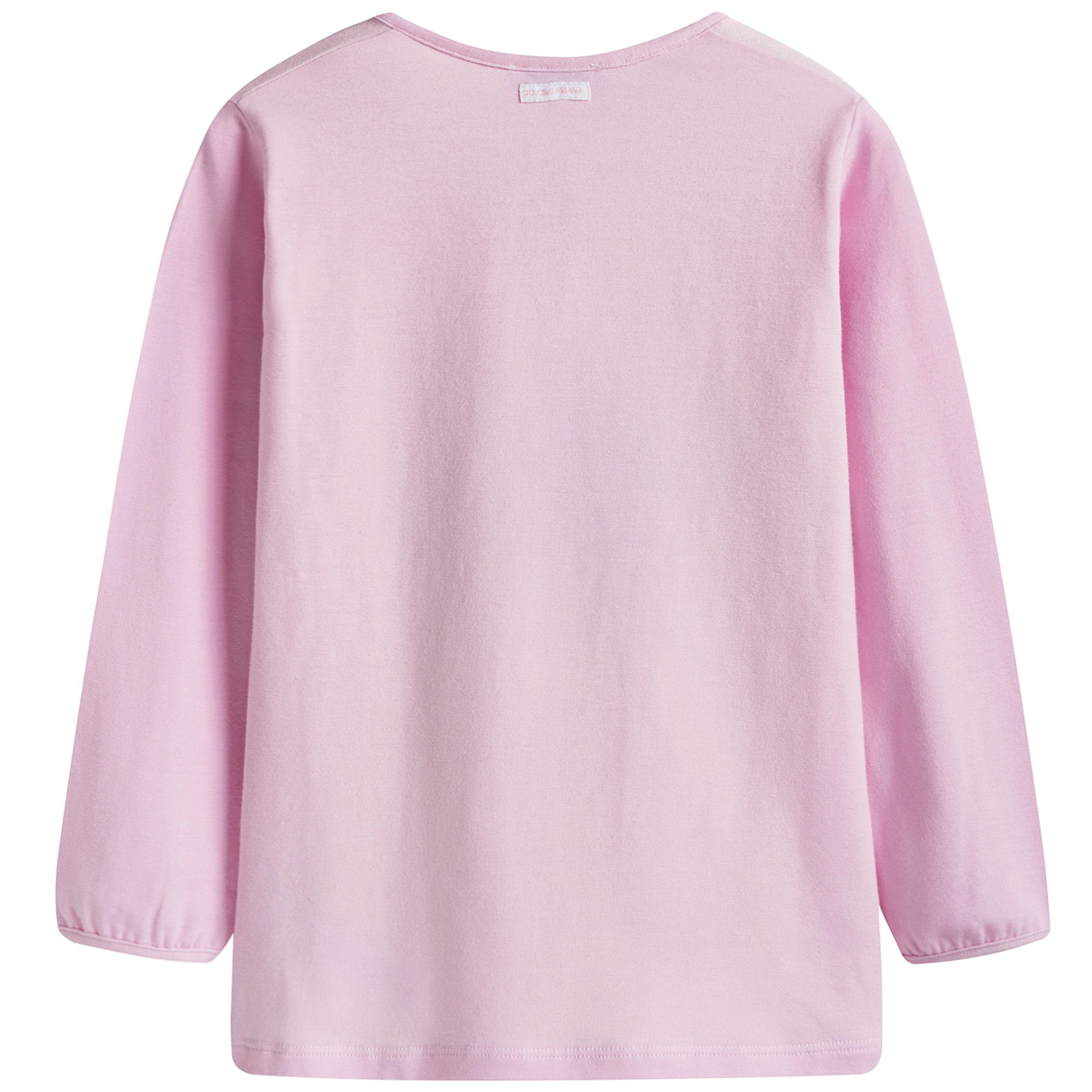 Girls Pink Top & White BOttom Pyjama