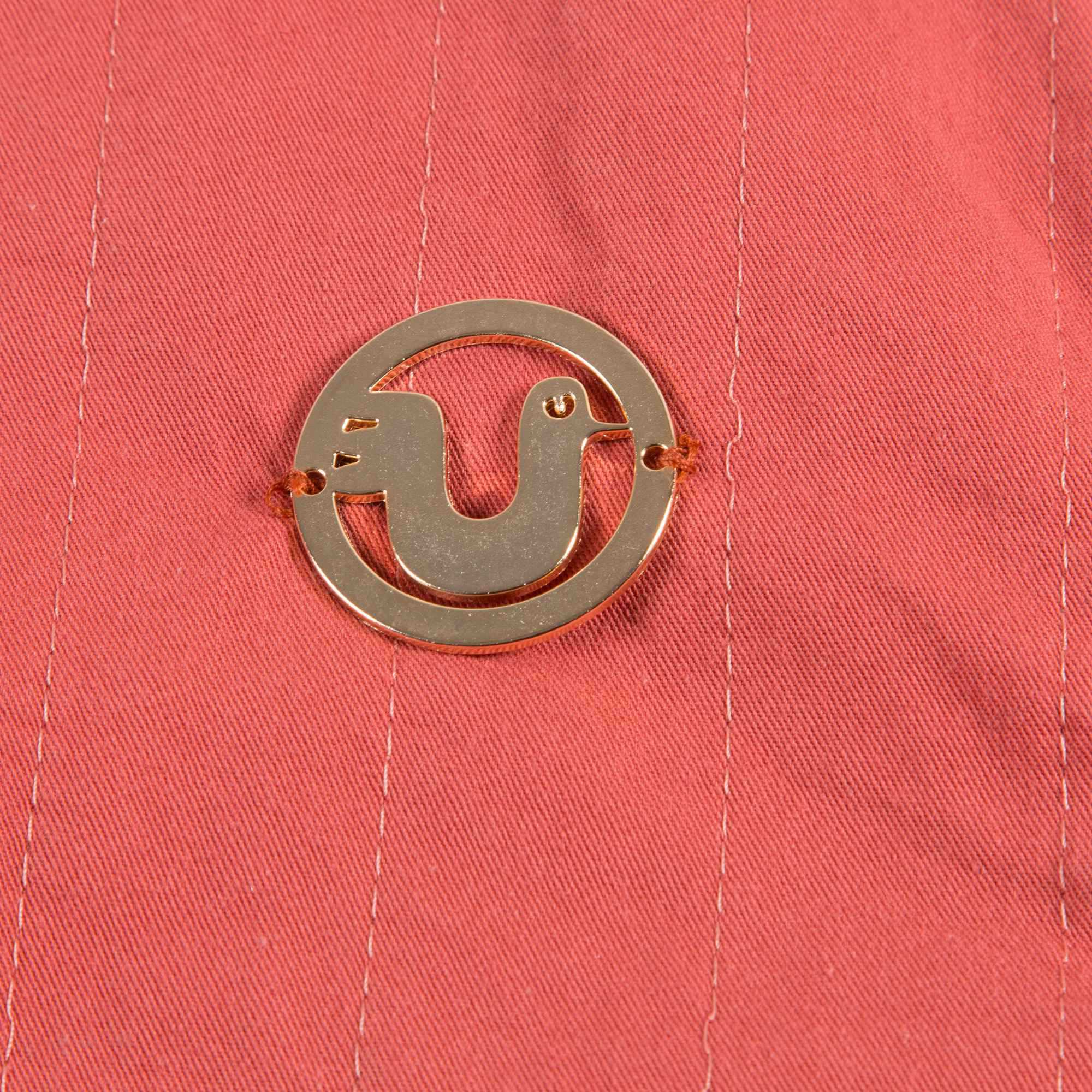 Girls  Red   Shells   Cotton    Jacket