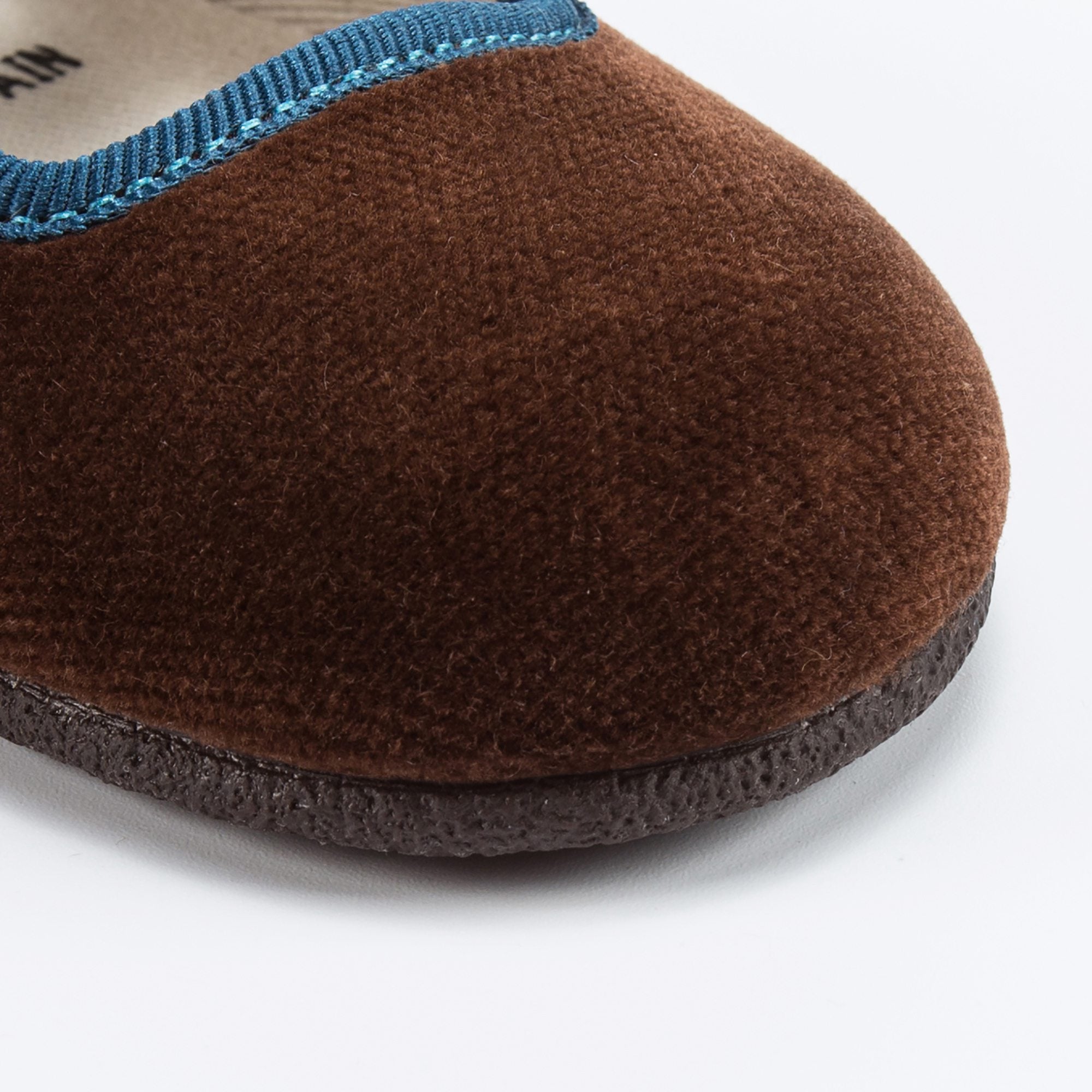 Baby Girls Brown Cotton Shoes