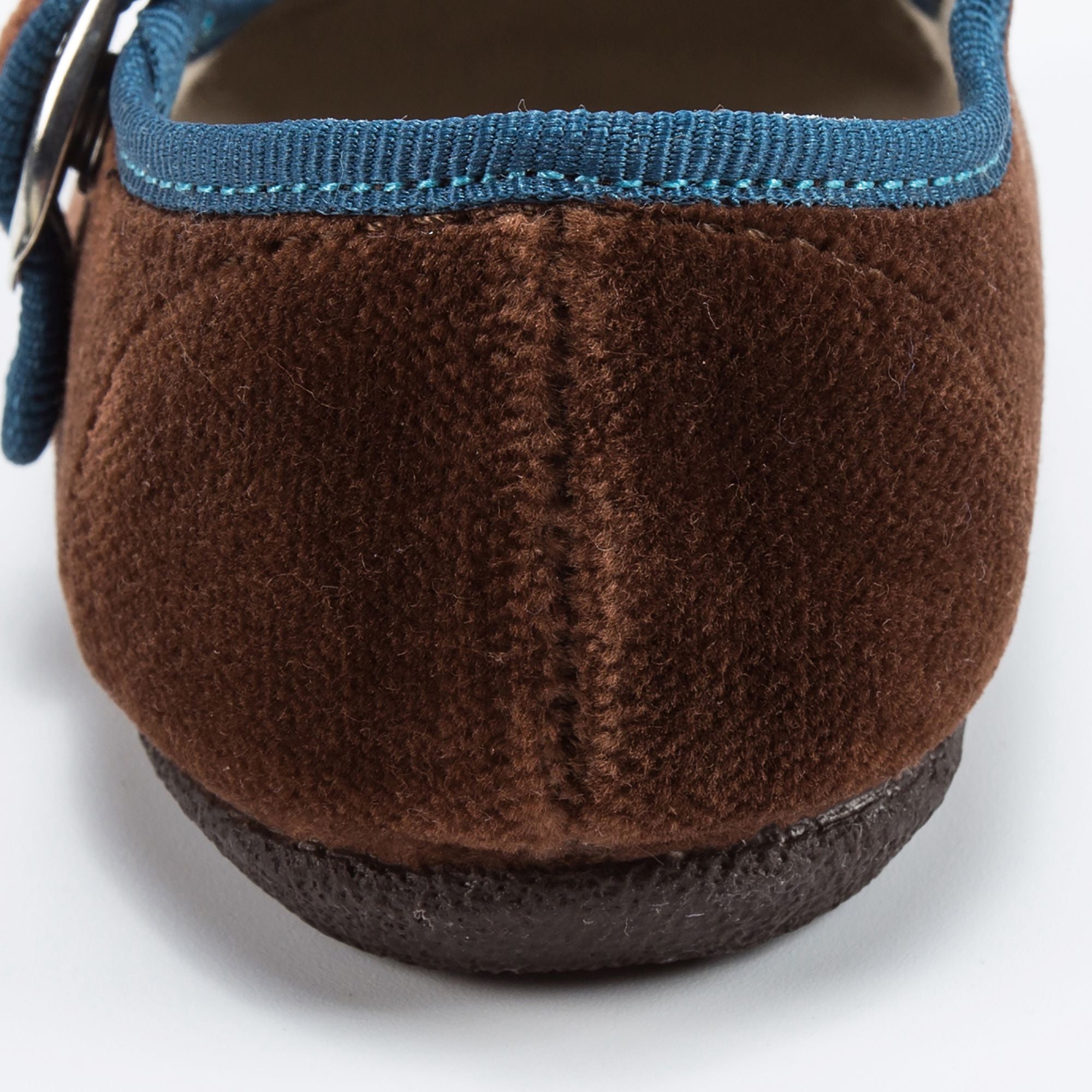 Baby Girls Brown Cotton Shoes