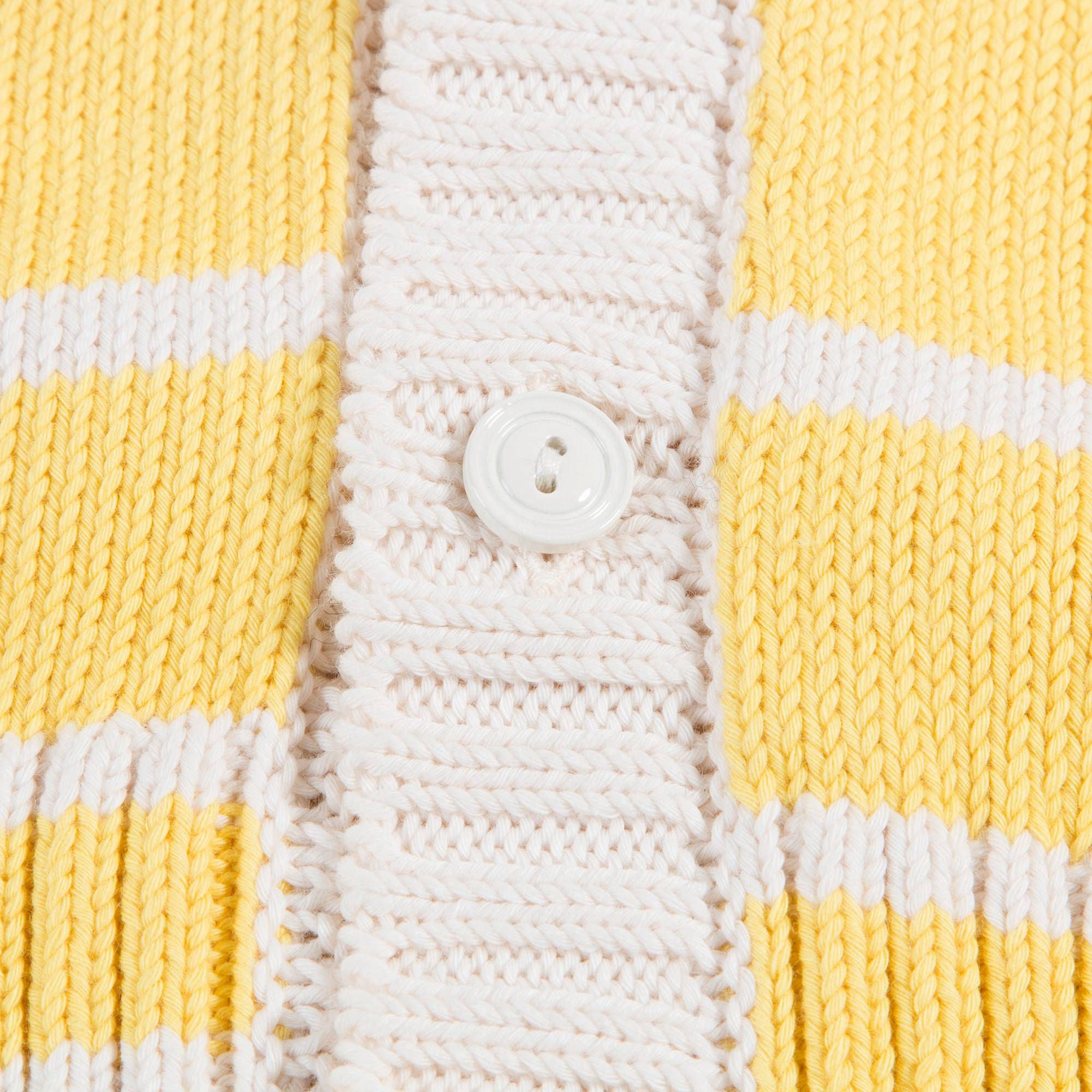 Girls  Yellow   University    Cotton    Cardigan