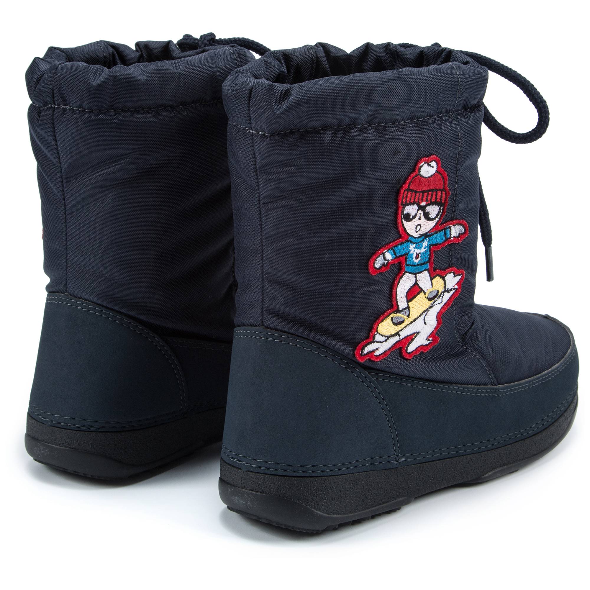Girls Sky Blue Snow Boots