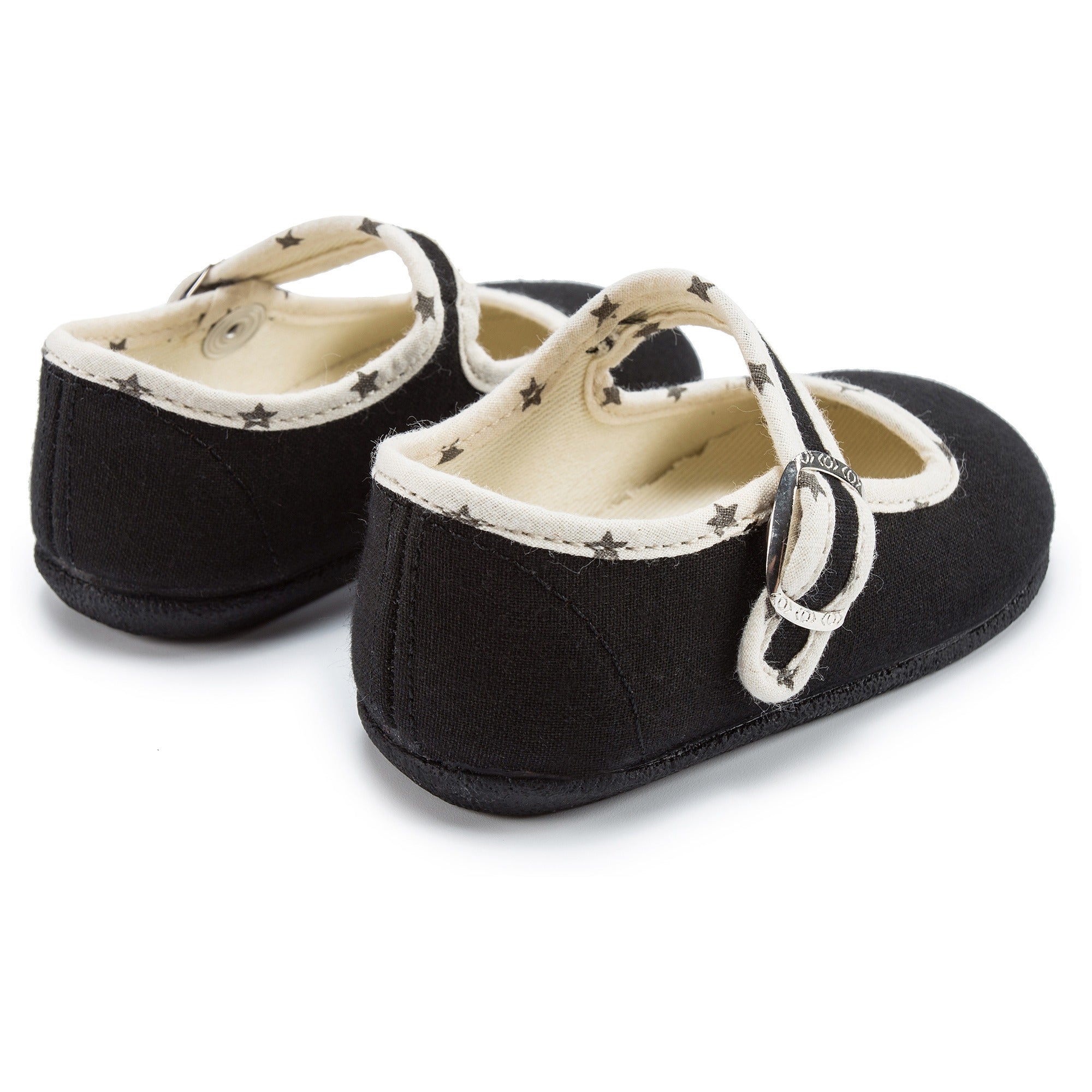 Baby Black Cotton Shoes