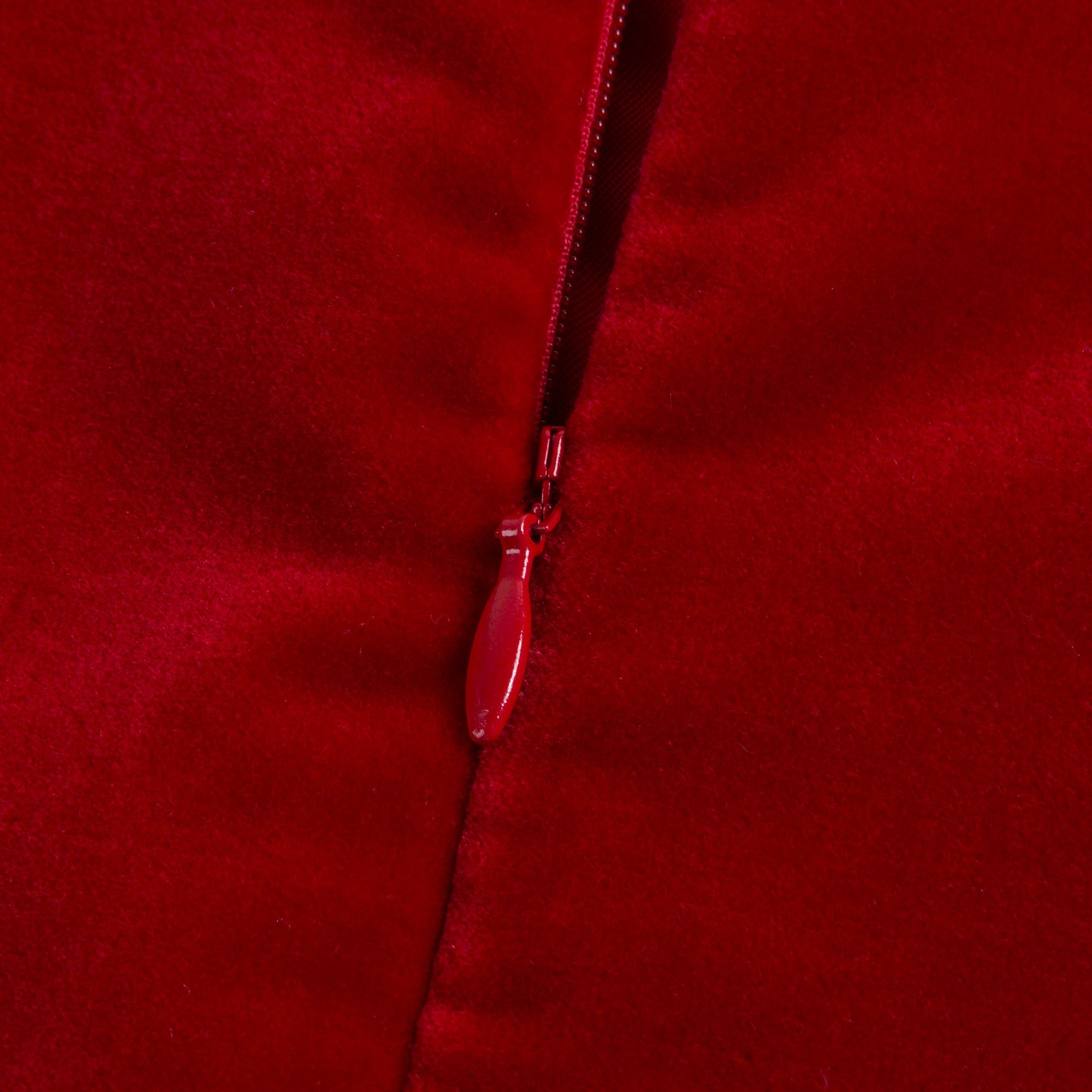 Girls Red Cotton Dress