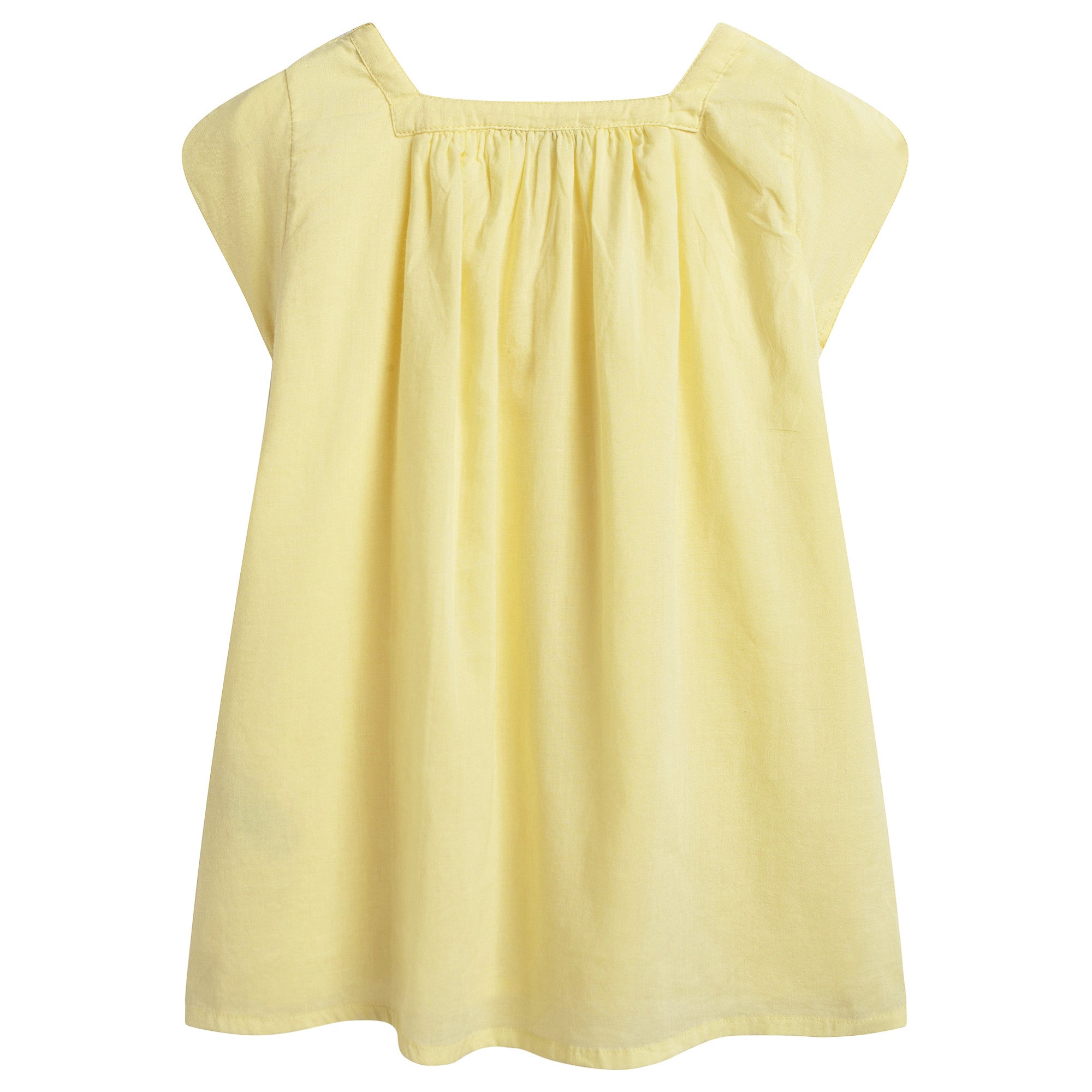 Baby Girls Canari Yellow Woven Dress