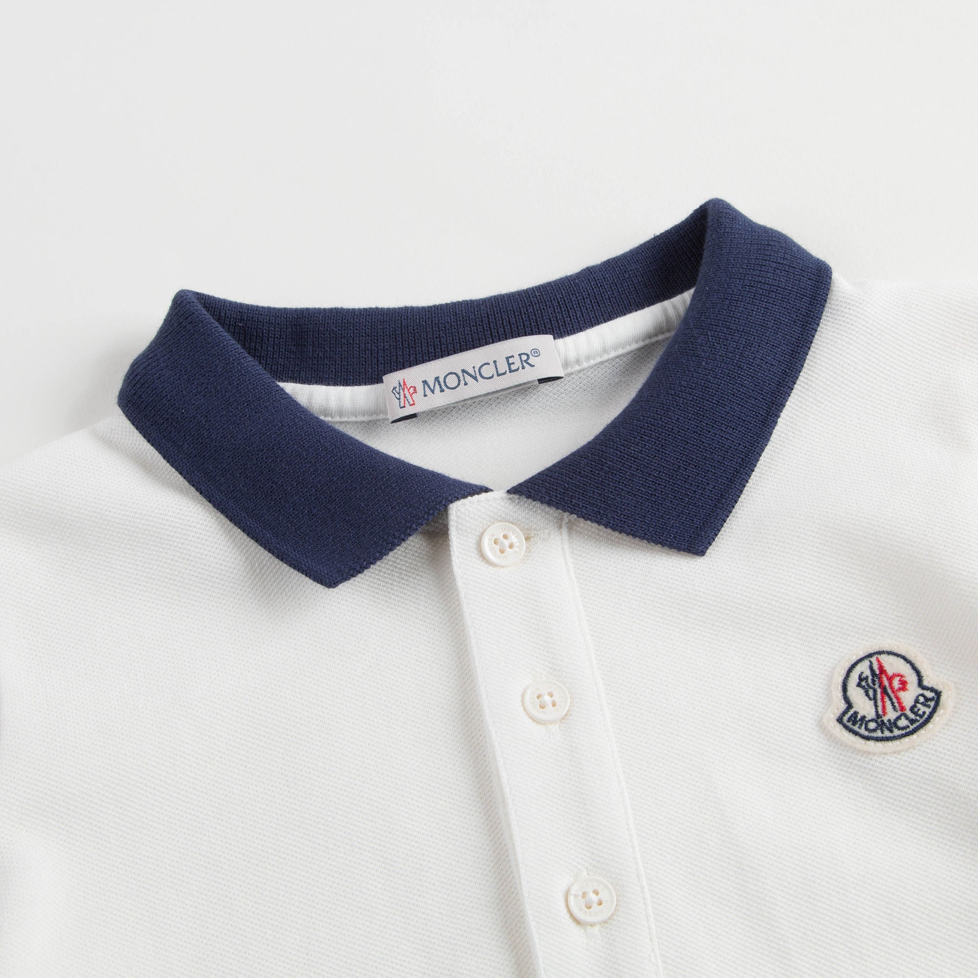 Baby Boys White Polo Shirt