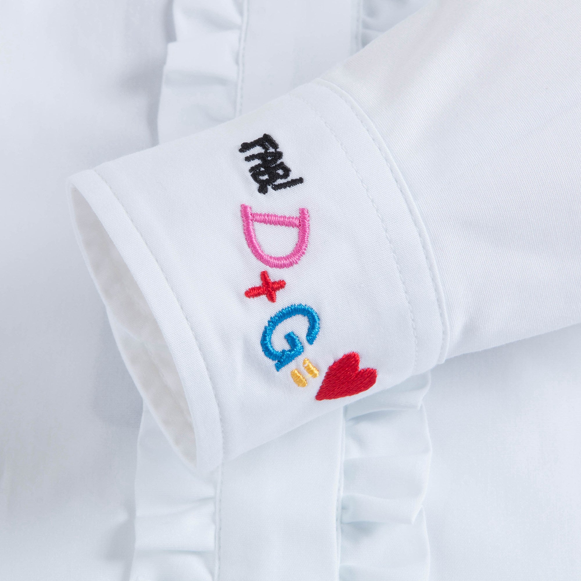 Girls White Cotton Shirt