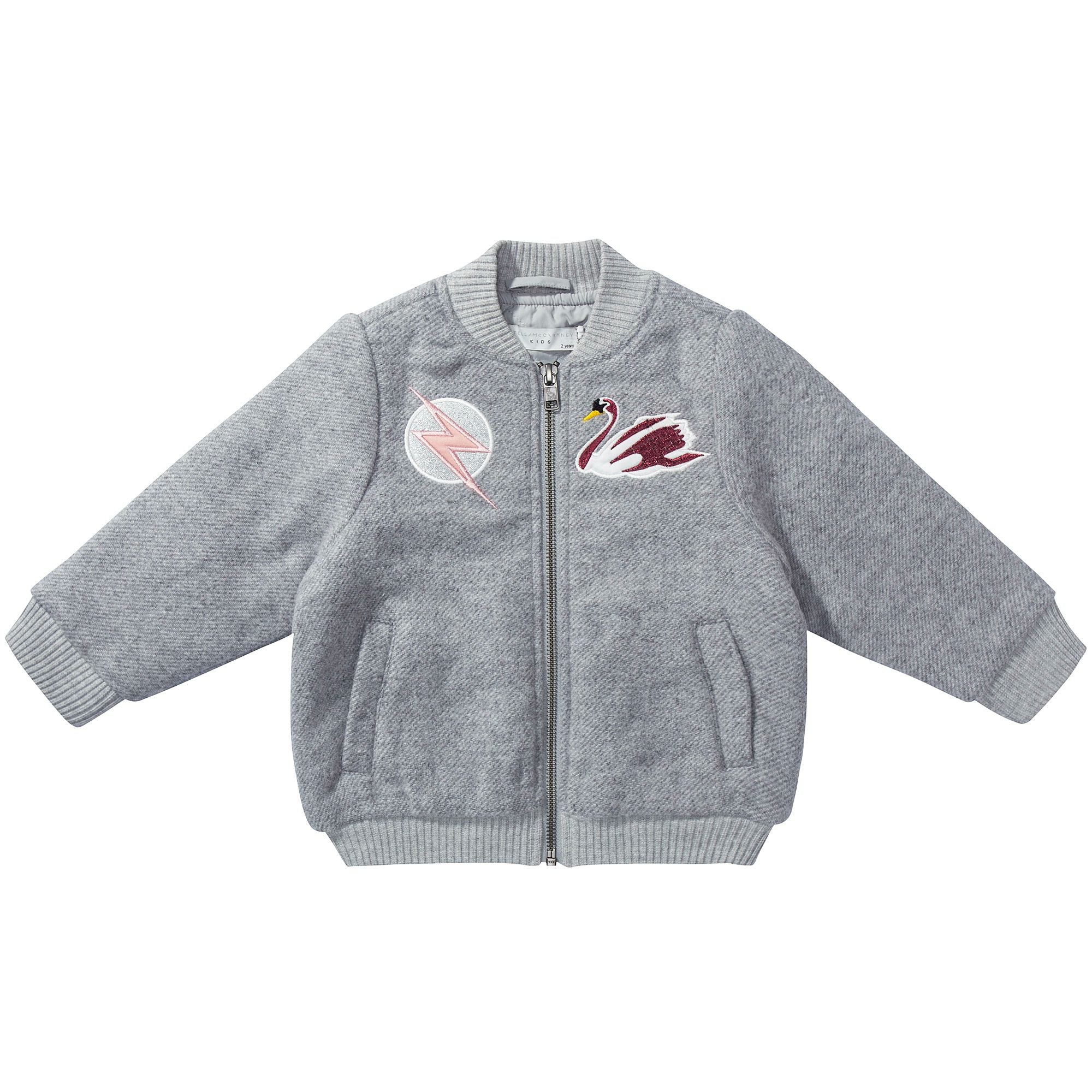 Girls Grey  Outerwear Jacket