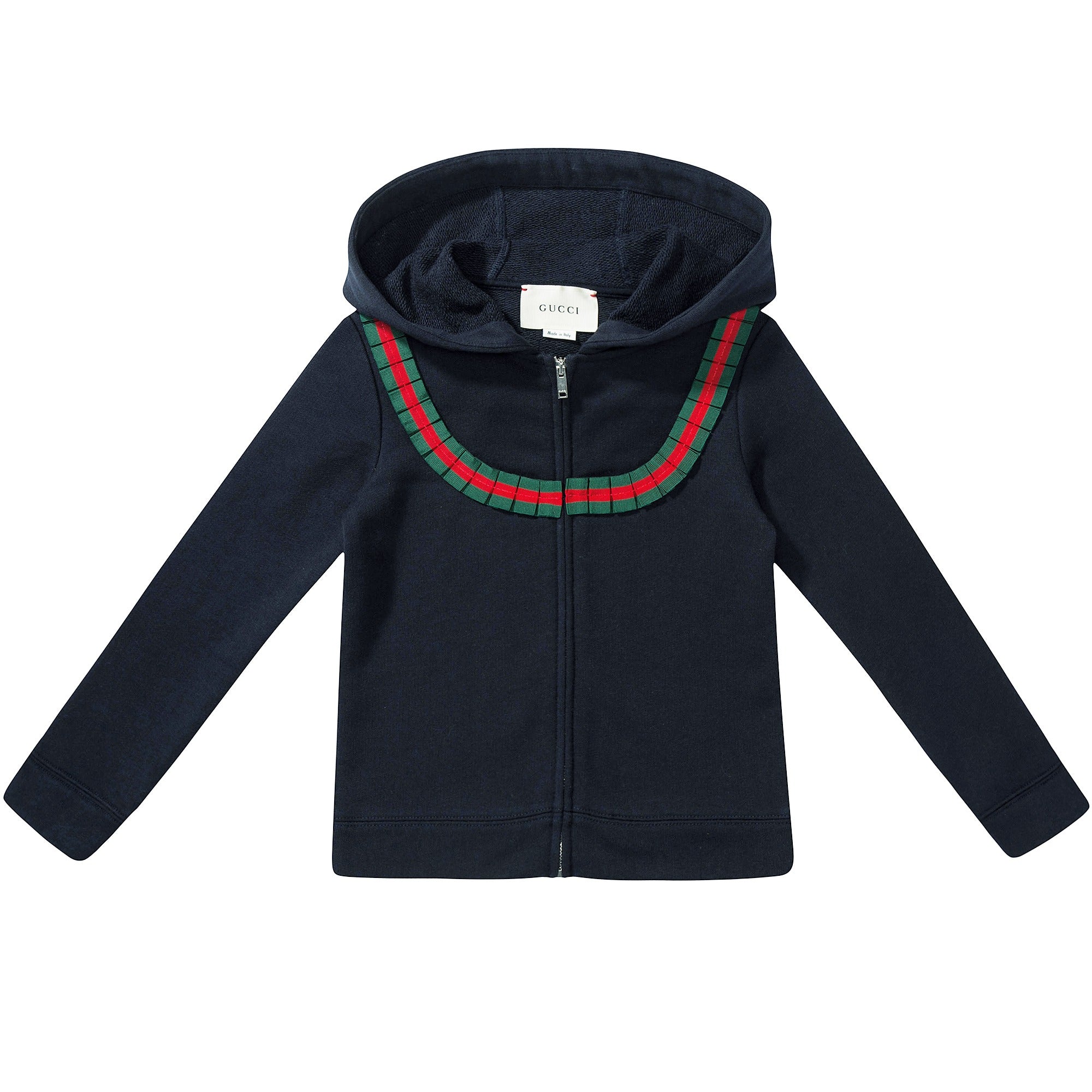 Girls Blue Jersey Cotton Sweatshirt