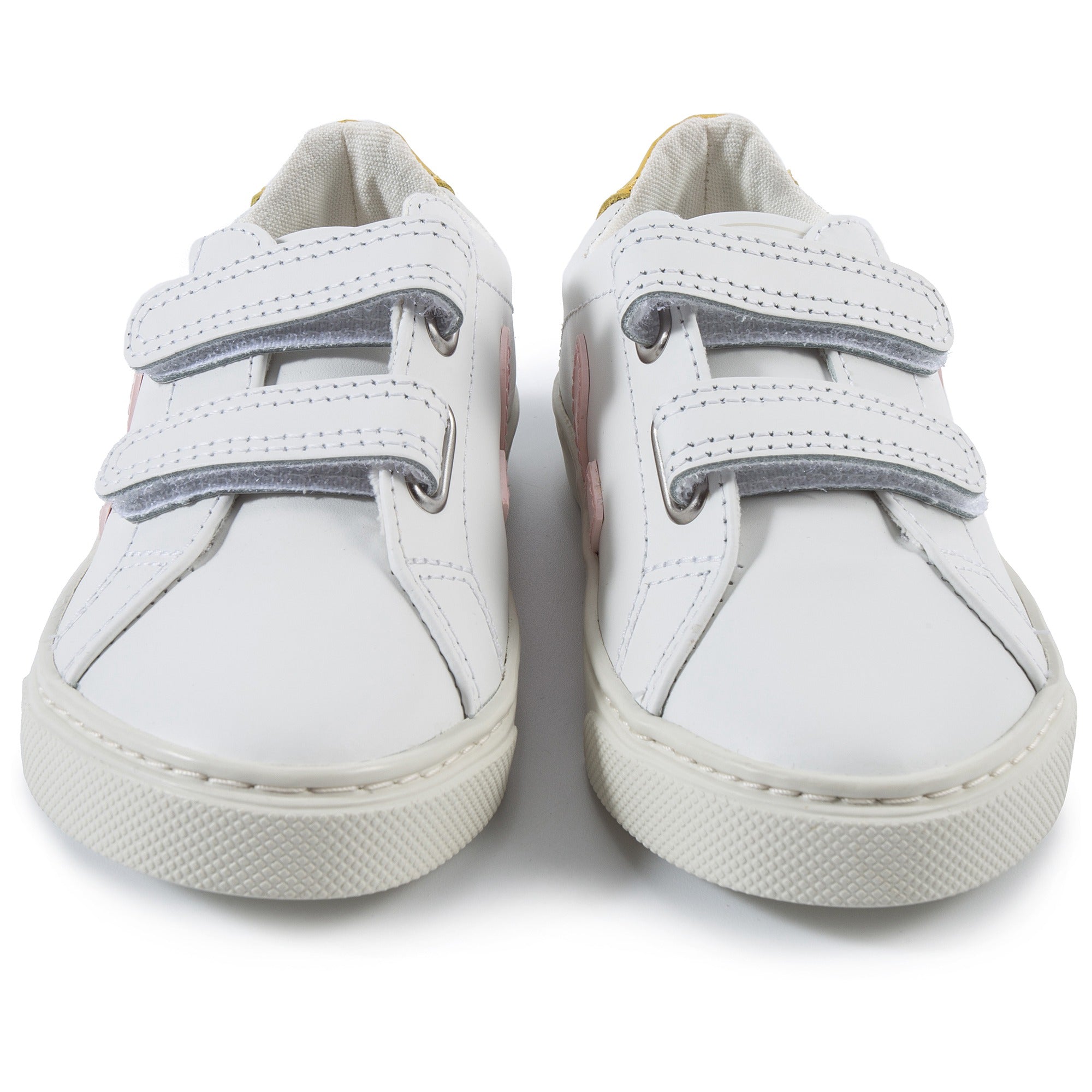 Girls White Leather Shoes