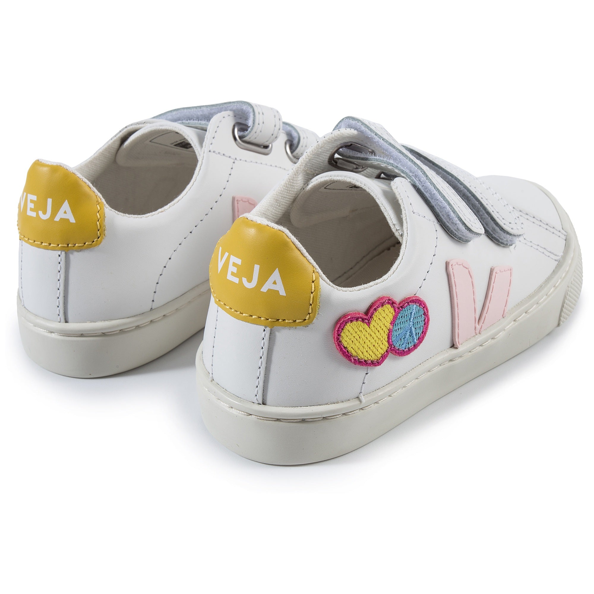 Girls White Leather Shoes