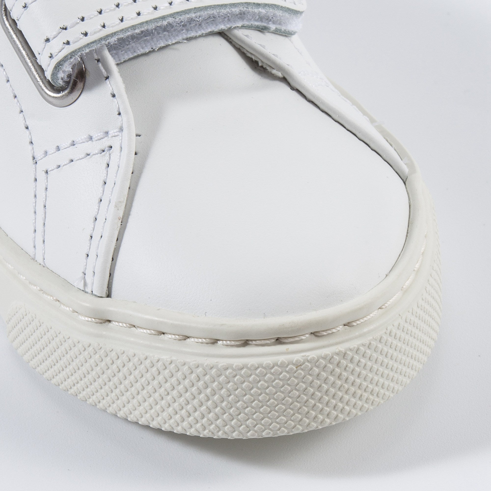 Girls White Leather Shoes
