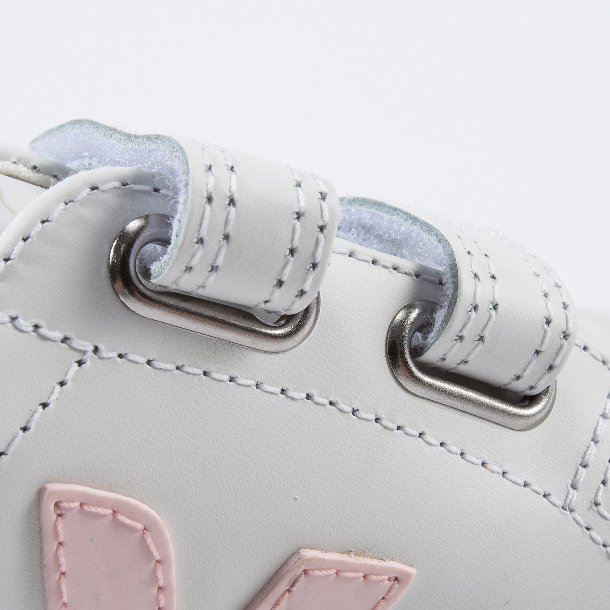 Girls White Leather Shoes