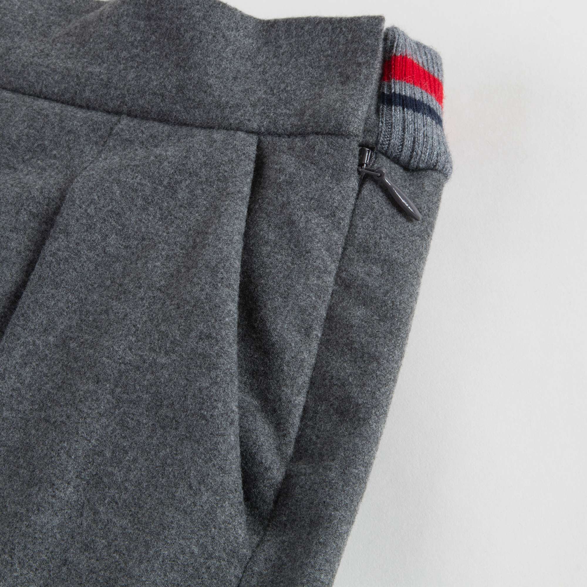 Girls Melange Grey Shorts