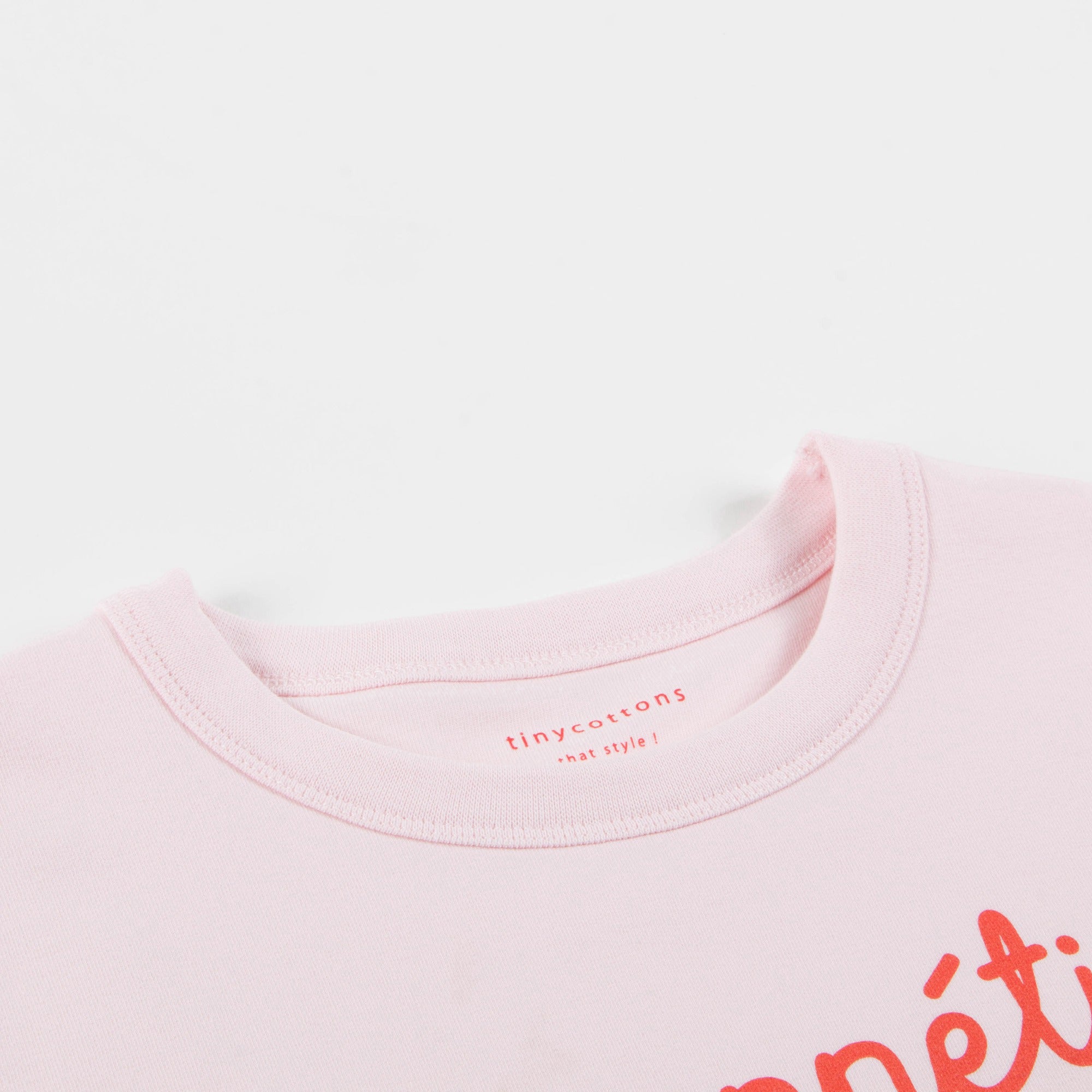 Girls Light Pink Pima Cotton Sweatshirt
