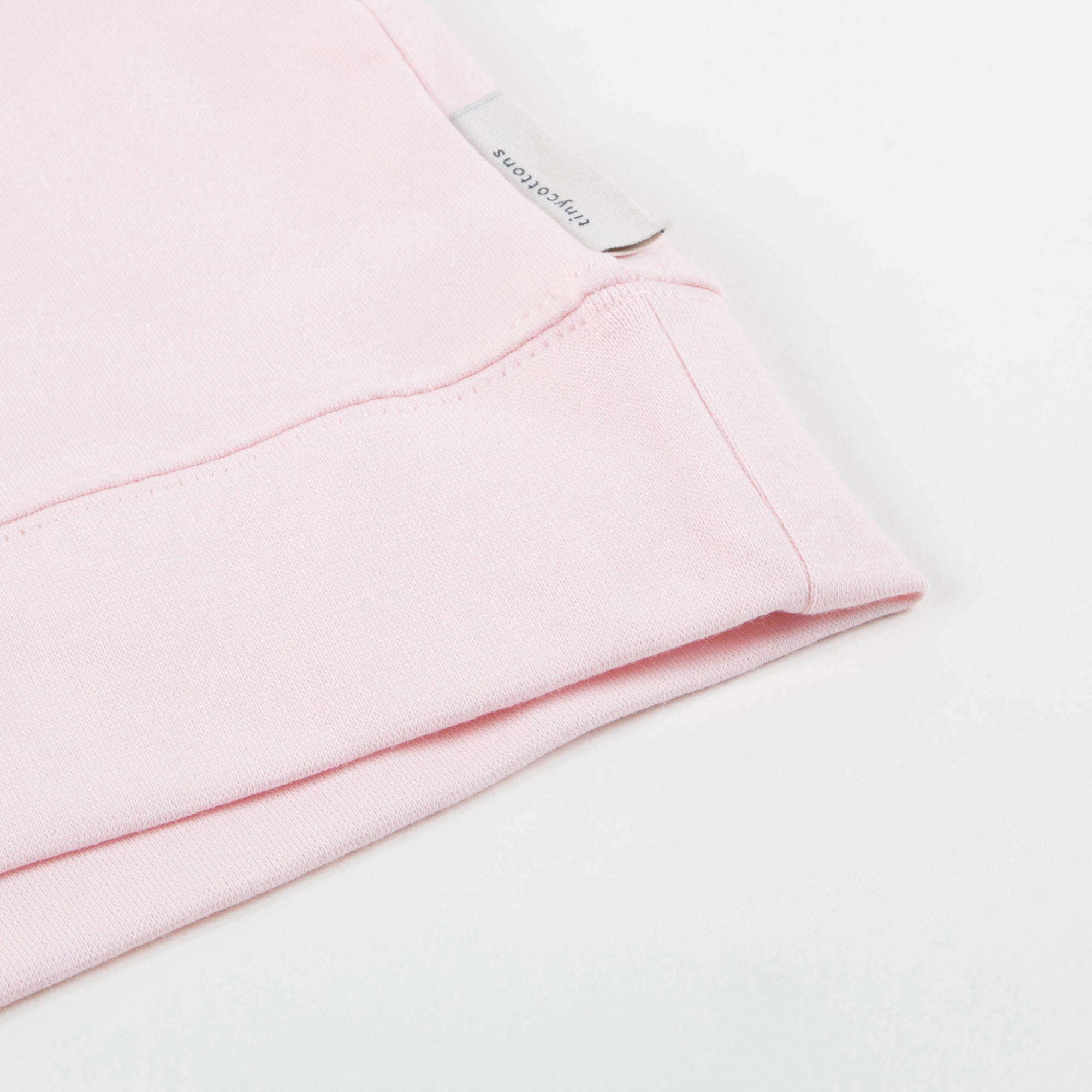 Girls Light Pink Pima Cotton Sweatshirt