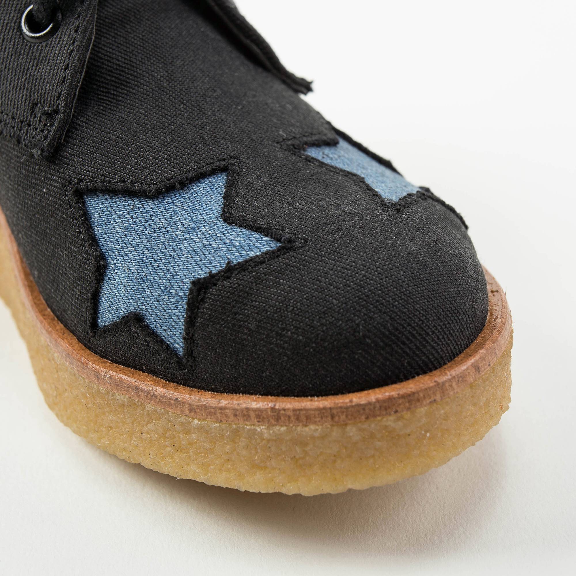 Girls Blue Stars Cotton Shoes