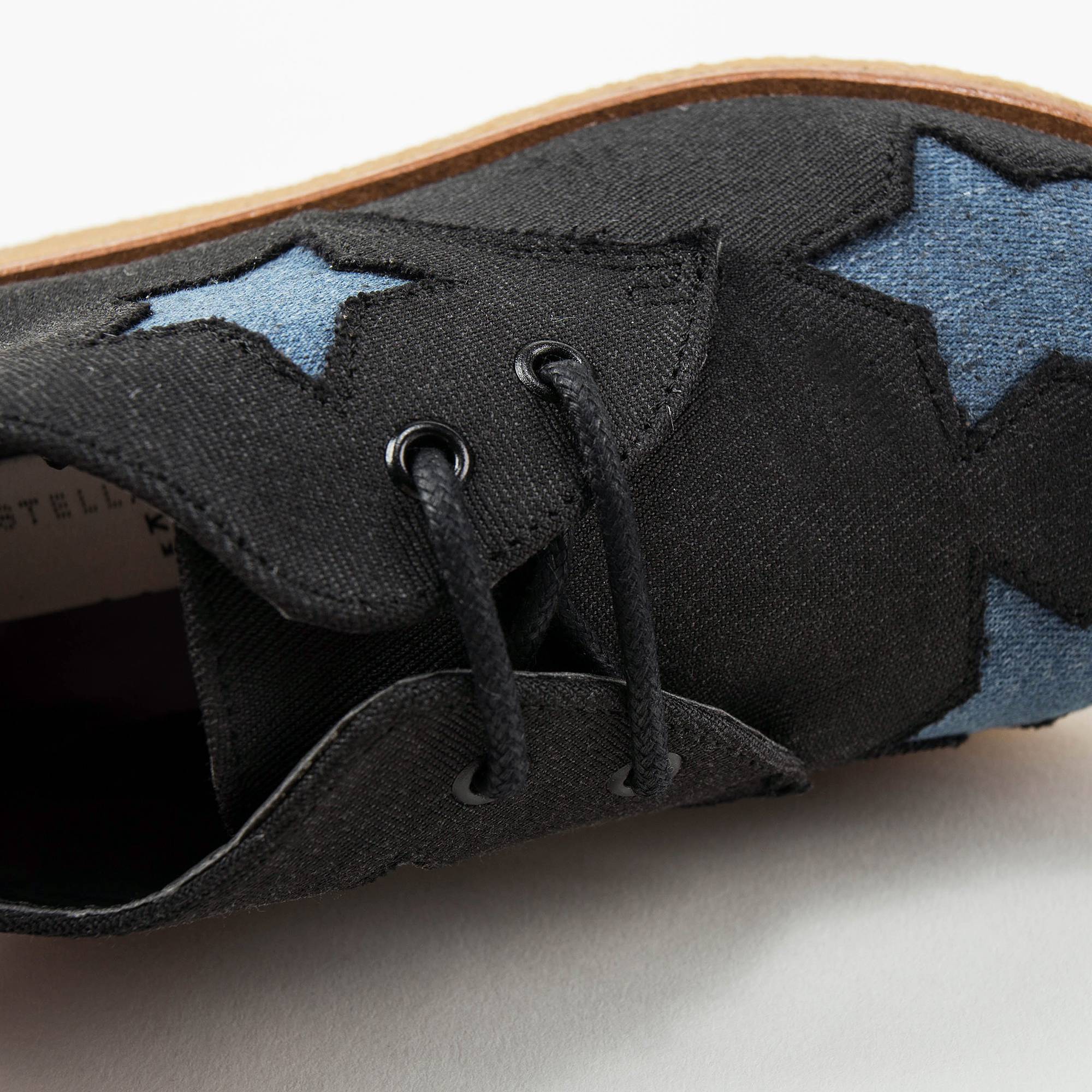 Girls Blue Stars Cotton Shoes