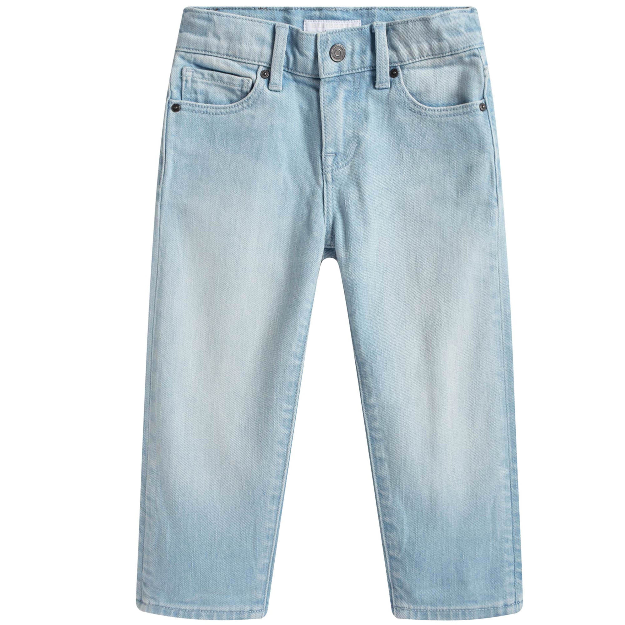 Girls Blue Cotton Jeans