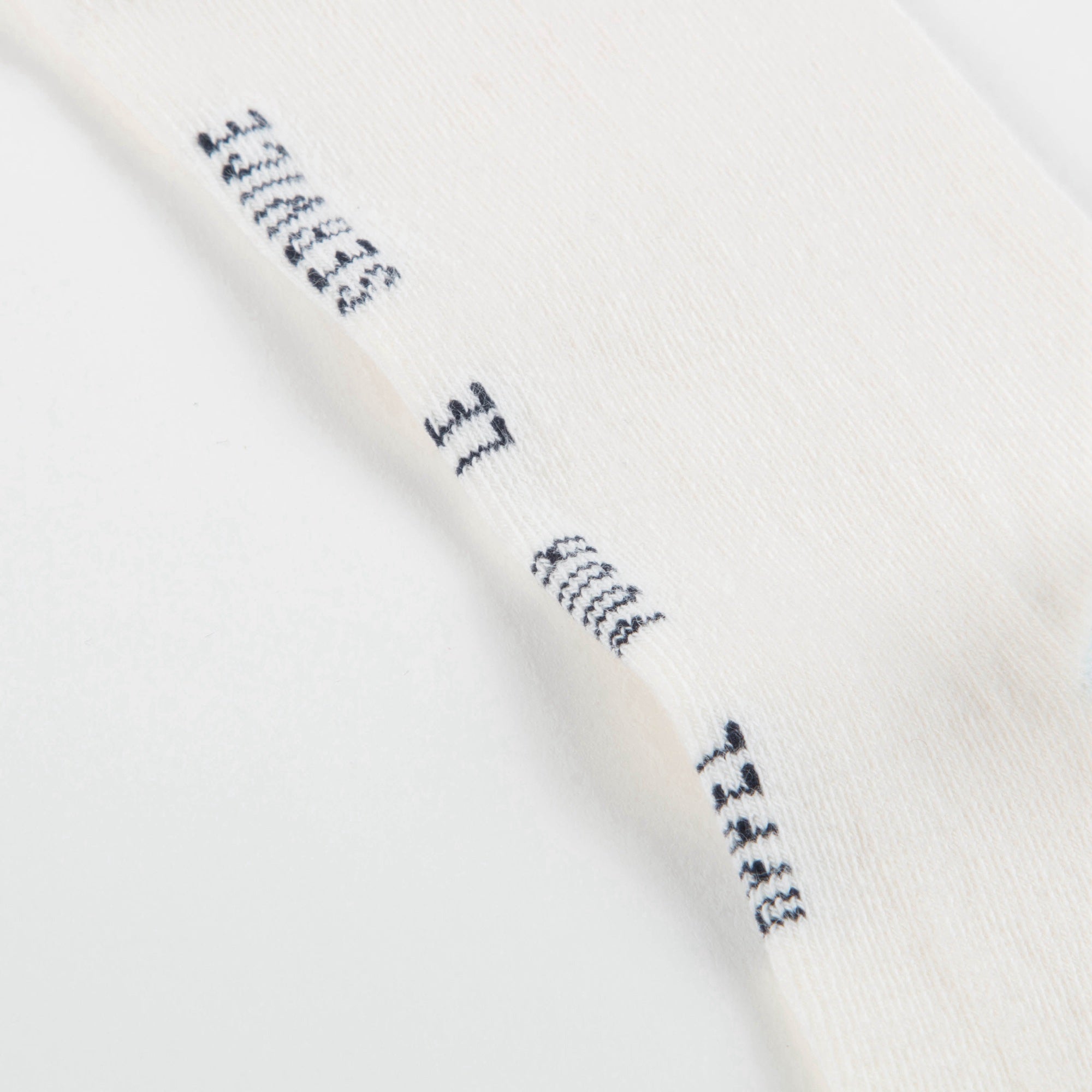 Girls White & Light Blue Cotton Socks