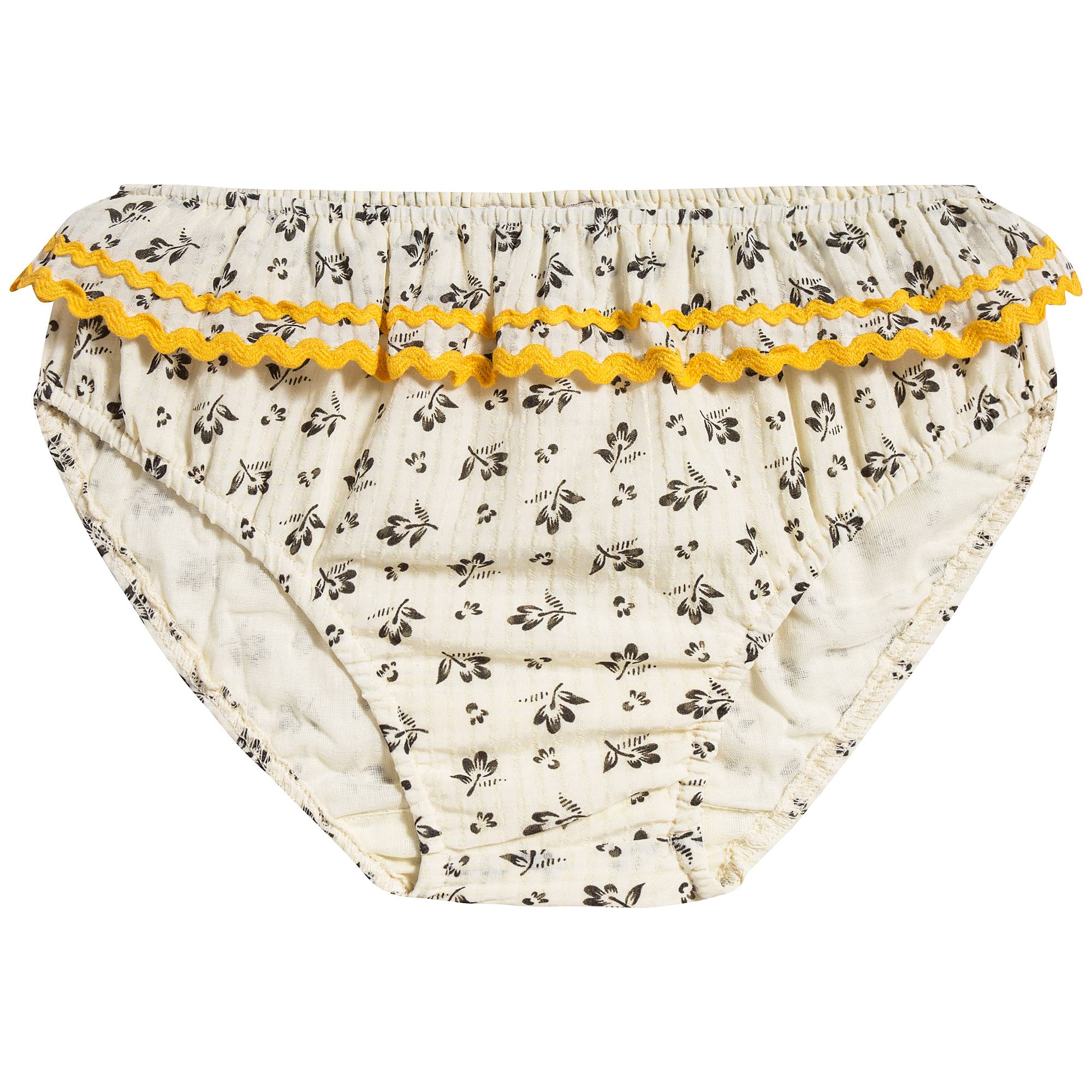 Girls Ditsy Clover Print Floral Swimwear