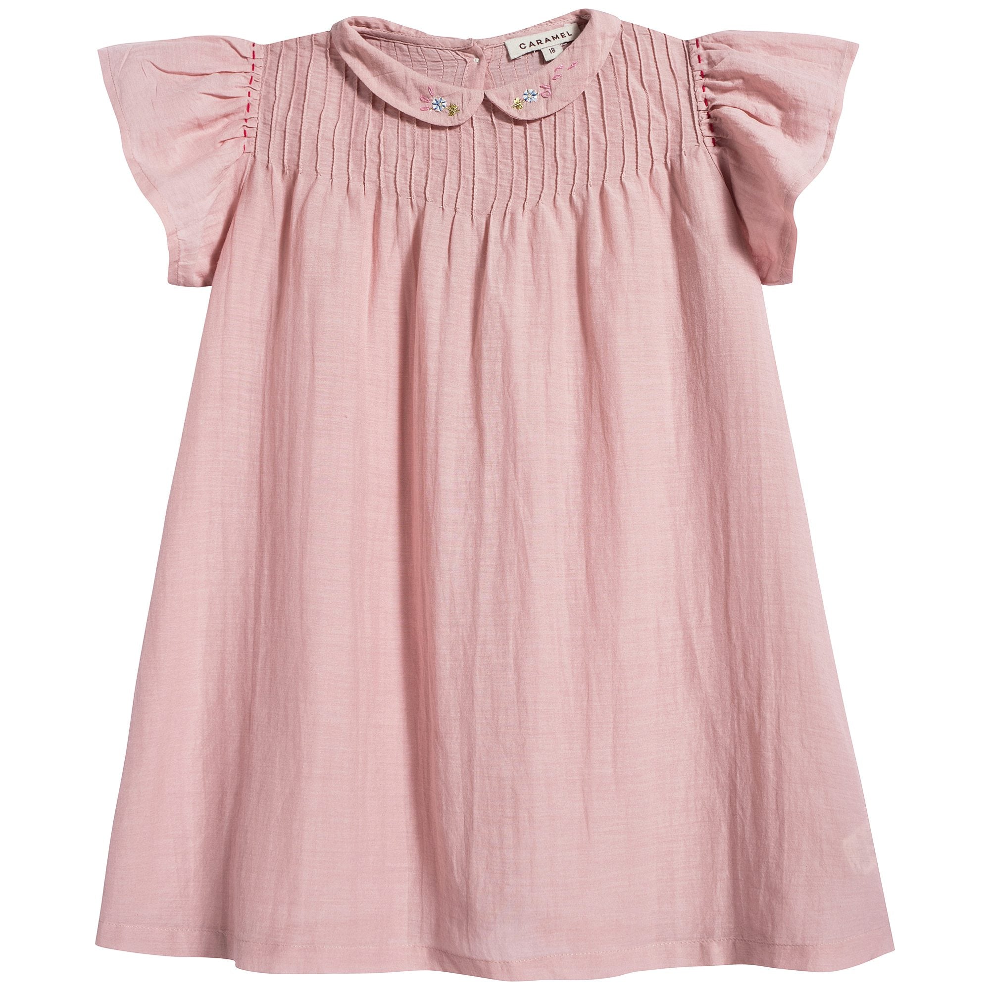 Baby Girls Pink Cotton Dress