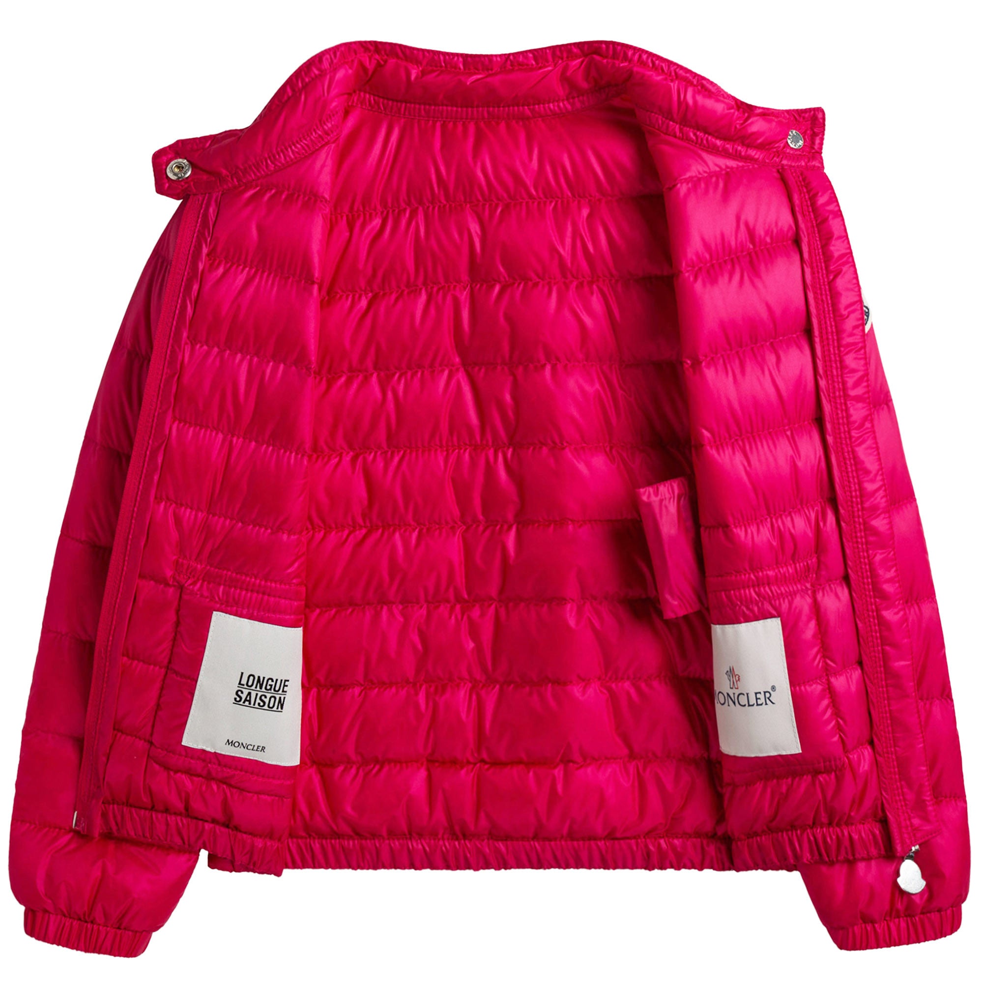 Girls Fuchsia "Lans"Down Padded Jacket