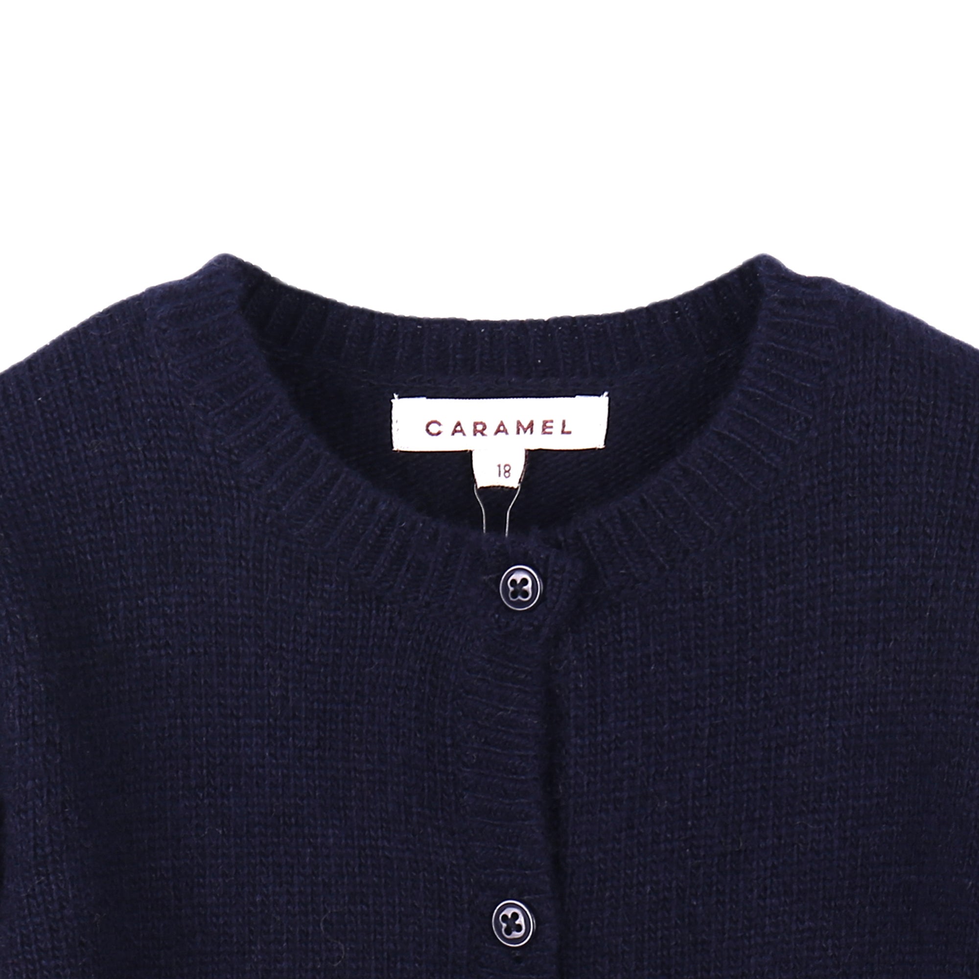 Baby Navy Blue Knitted Cardigan