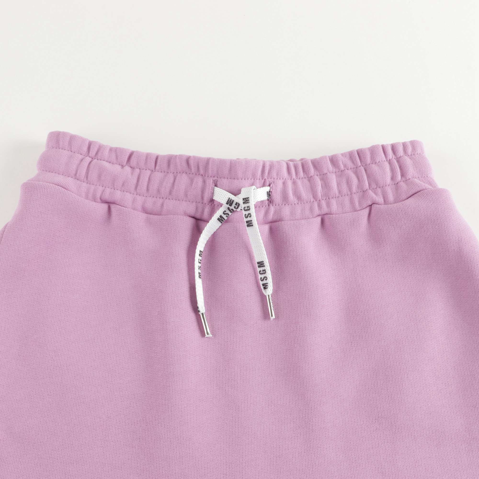 Girls Lilac Fleece Cotton Skirt