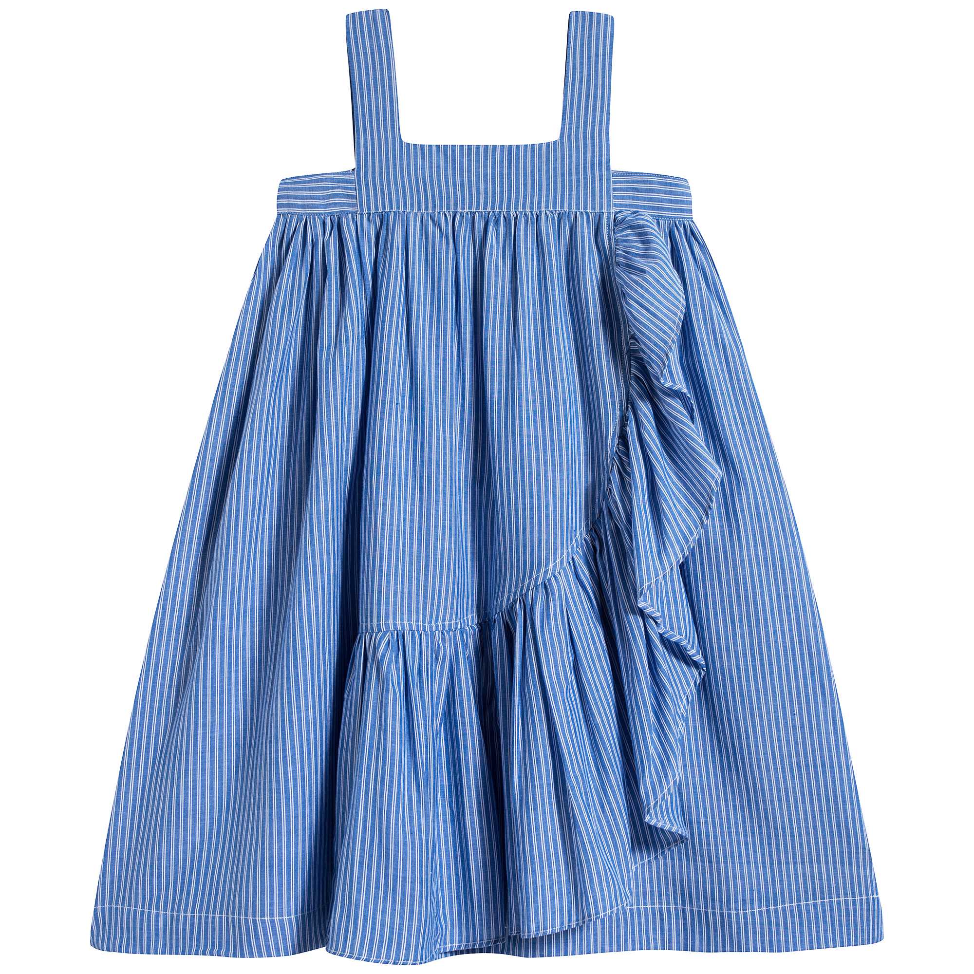 Girls Persian Blue Cotton Dress