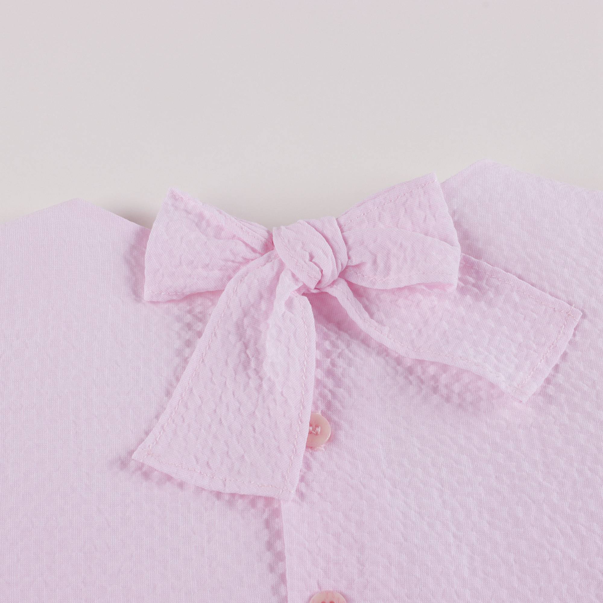 Girls Pink Cotton Dress