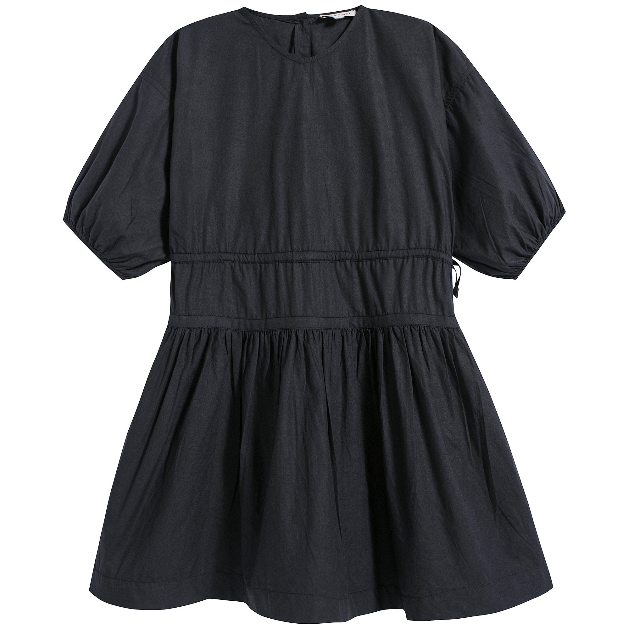 Girls Black Cotton Dress