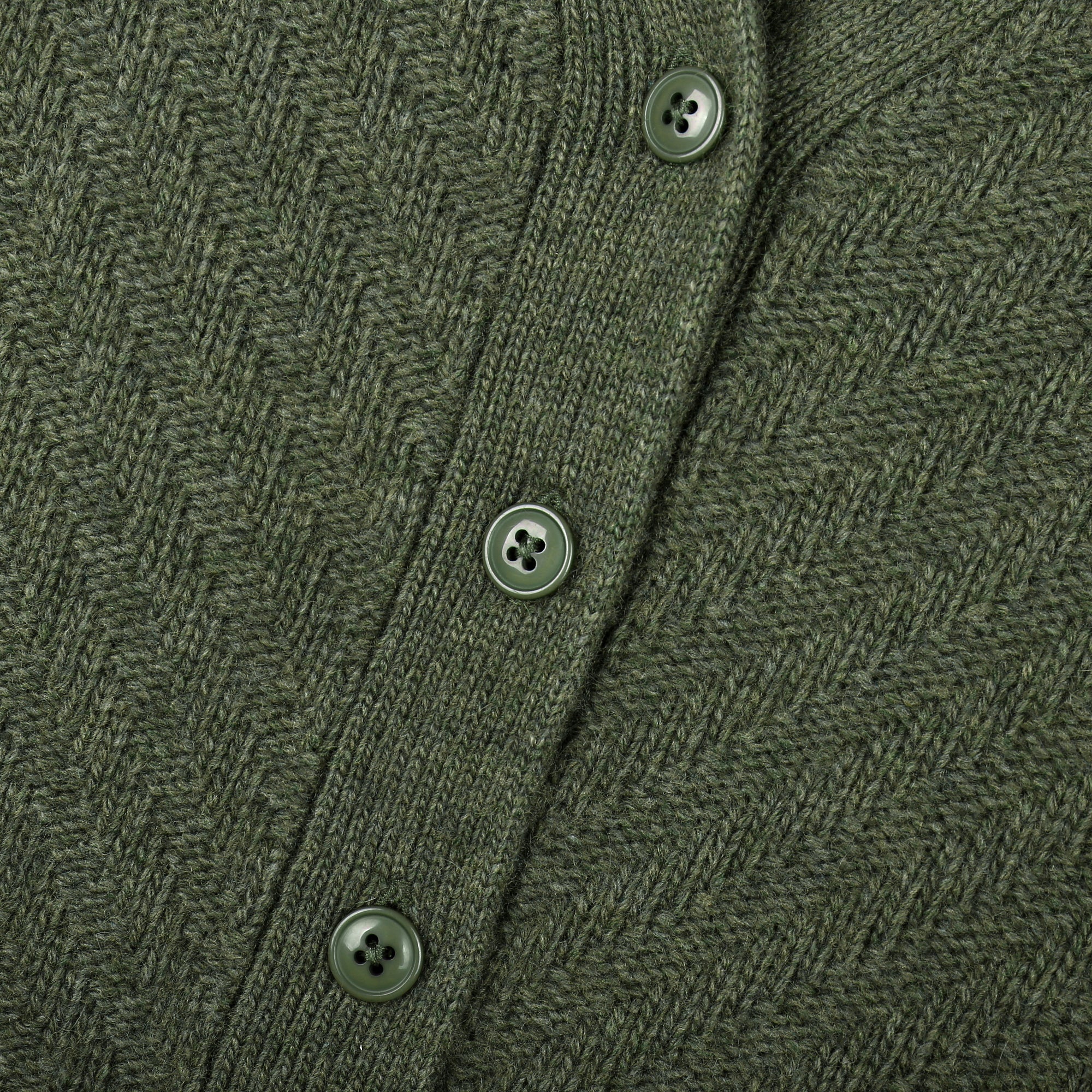 Girls Green Knitted Cardigan