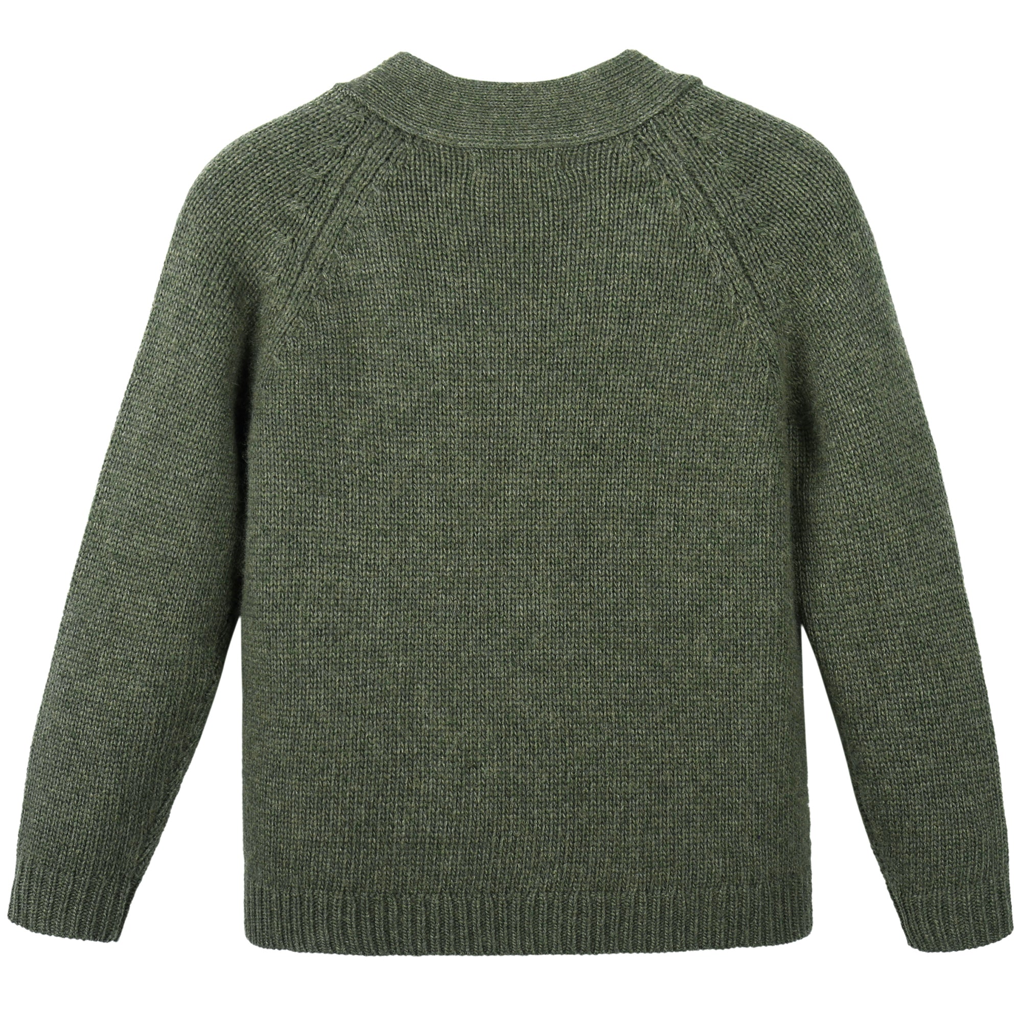 Girls Green Knitted Cardigan
