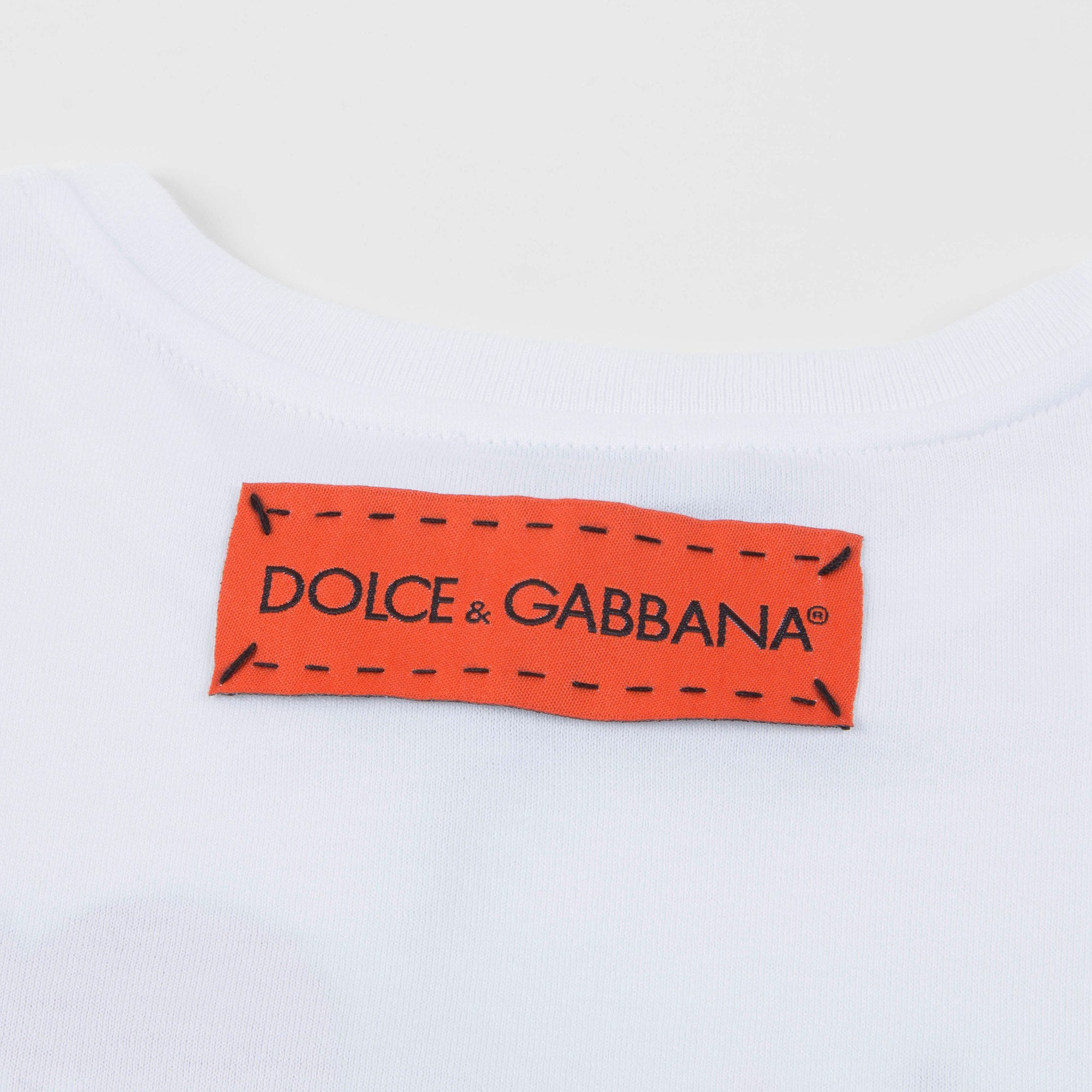 Girls White Love Cotton T-shirt
