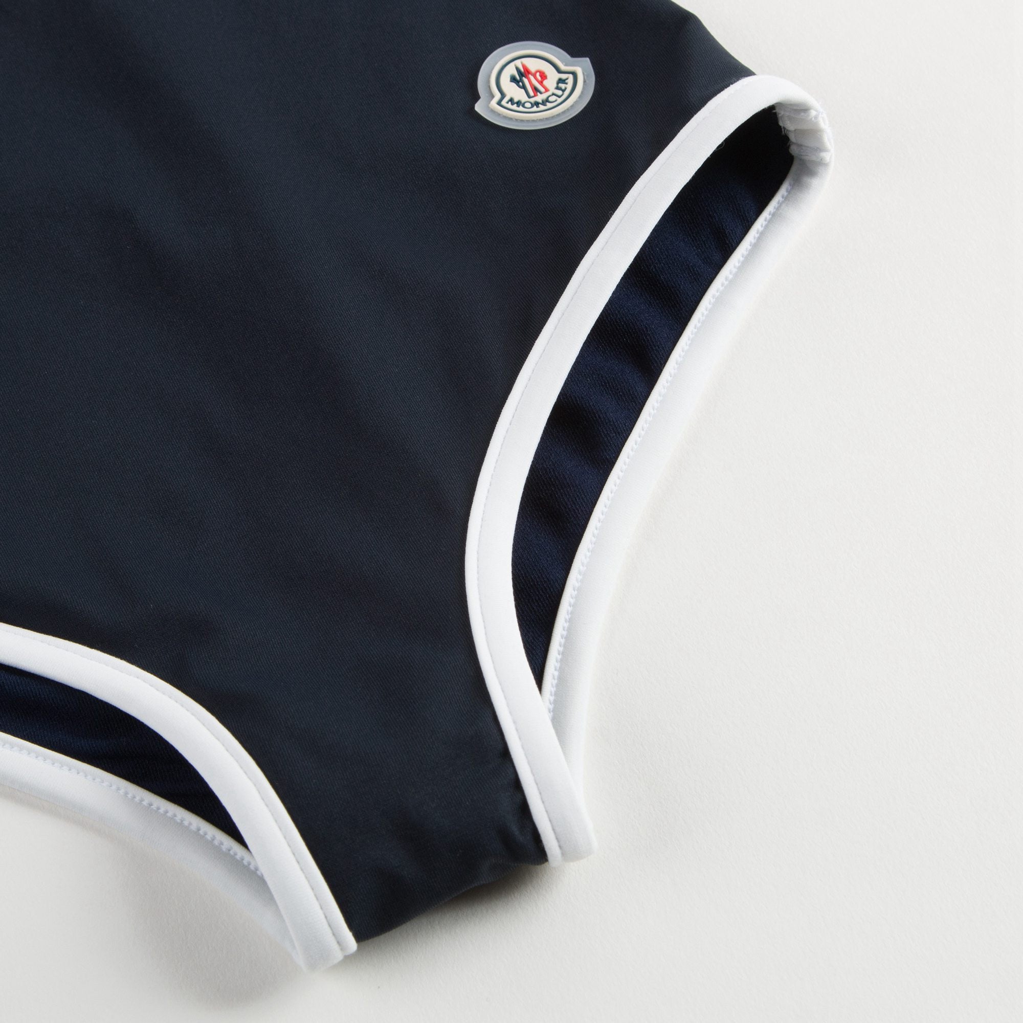 Girls Dark Blue Jersey Swimsuit