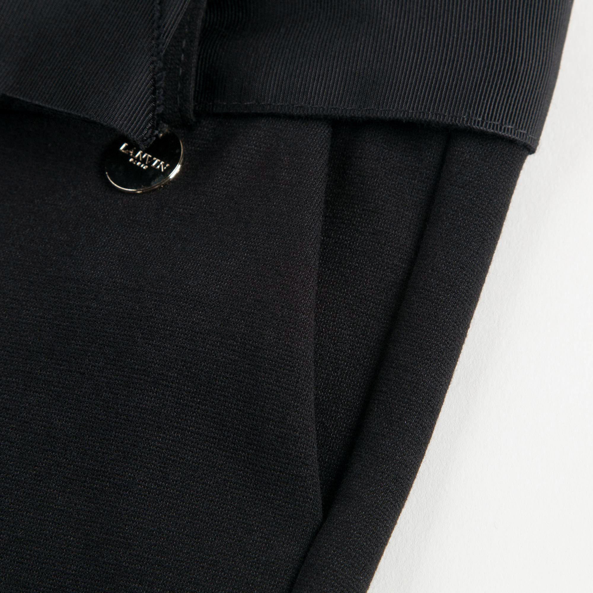 Girls Black Pants With Bow