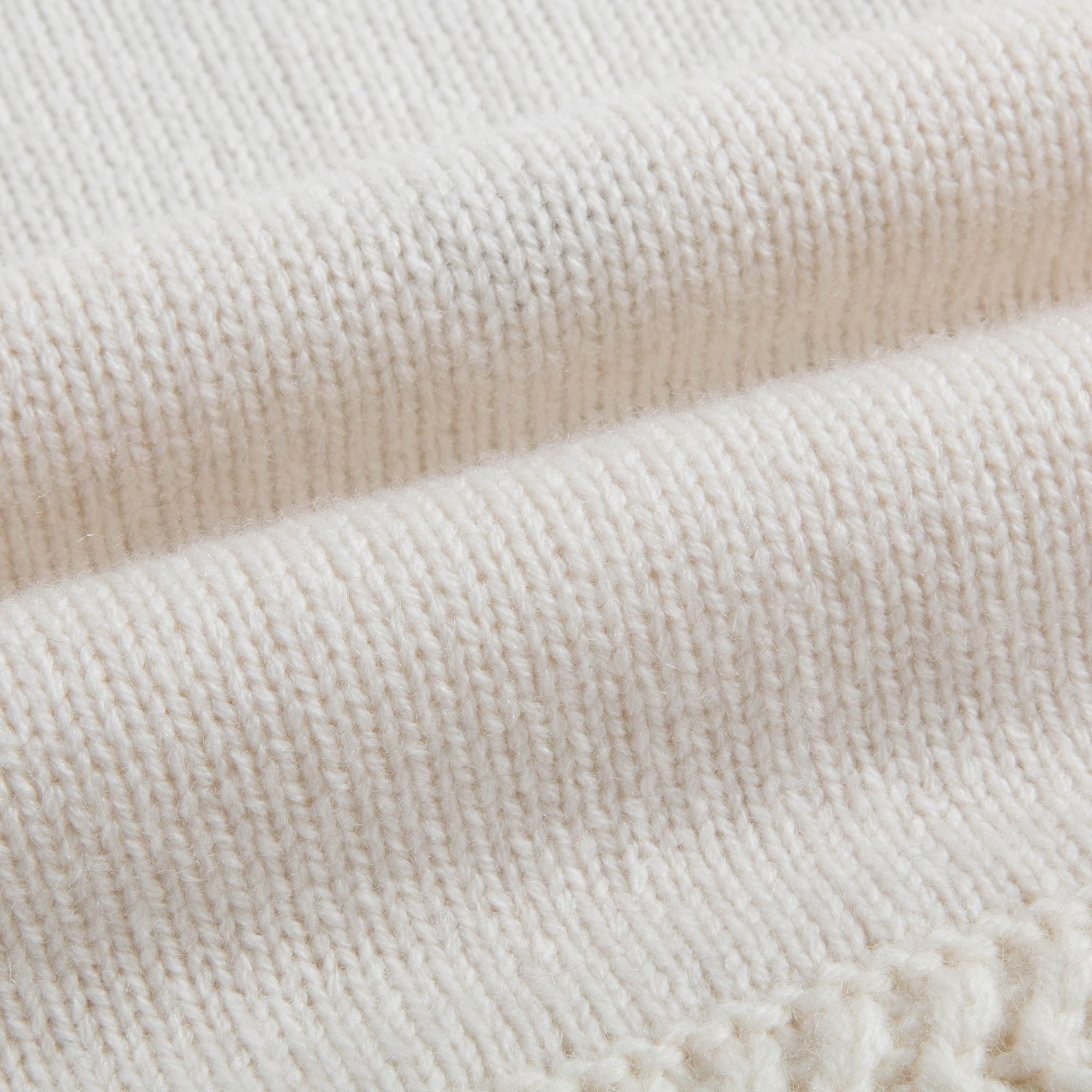 Girls Ivory Wool Dress