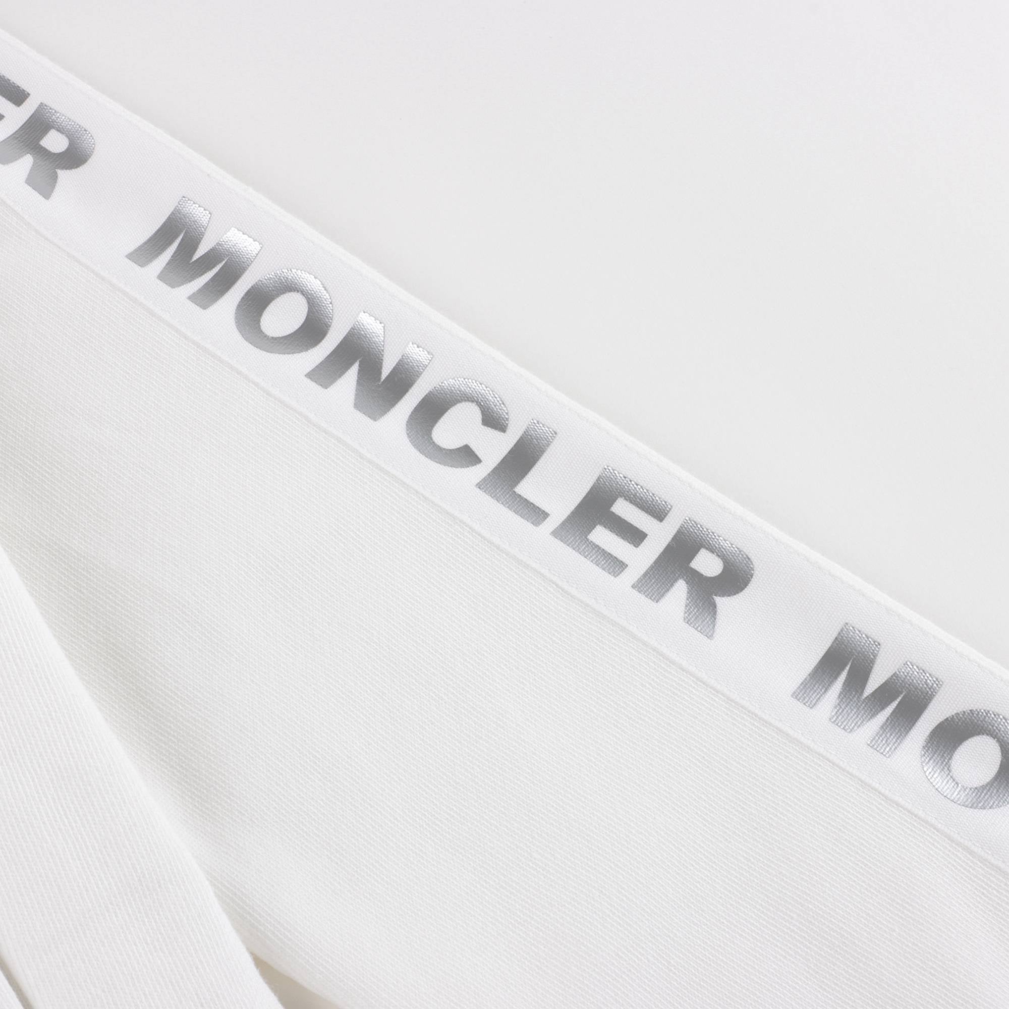 Girls White Logo Cotton Set