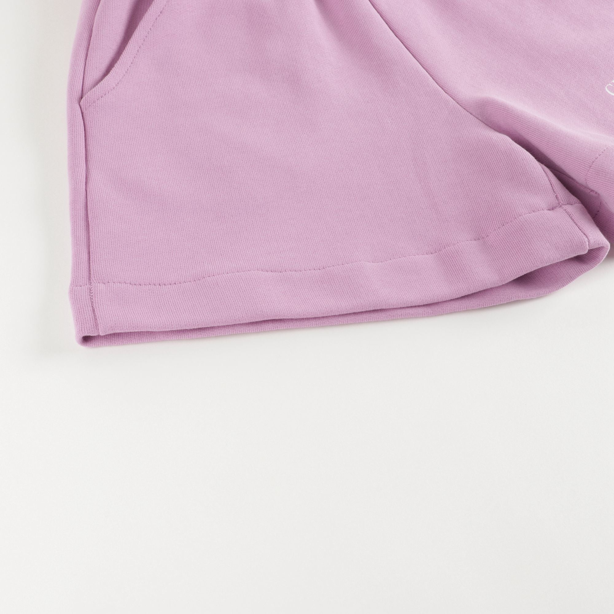 Girls Lilac Logo Shorts