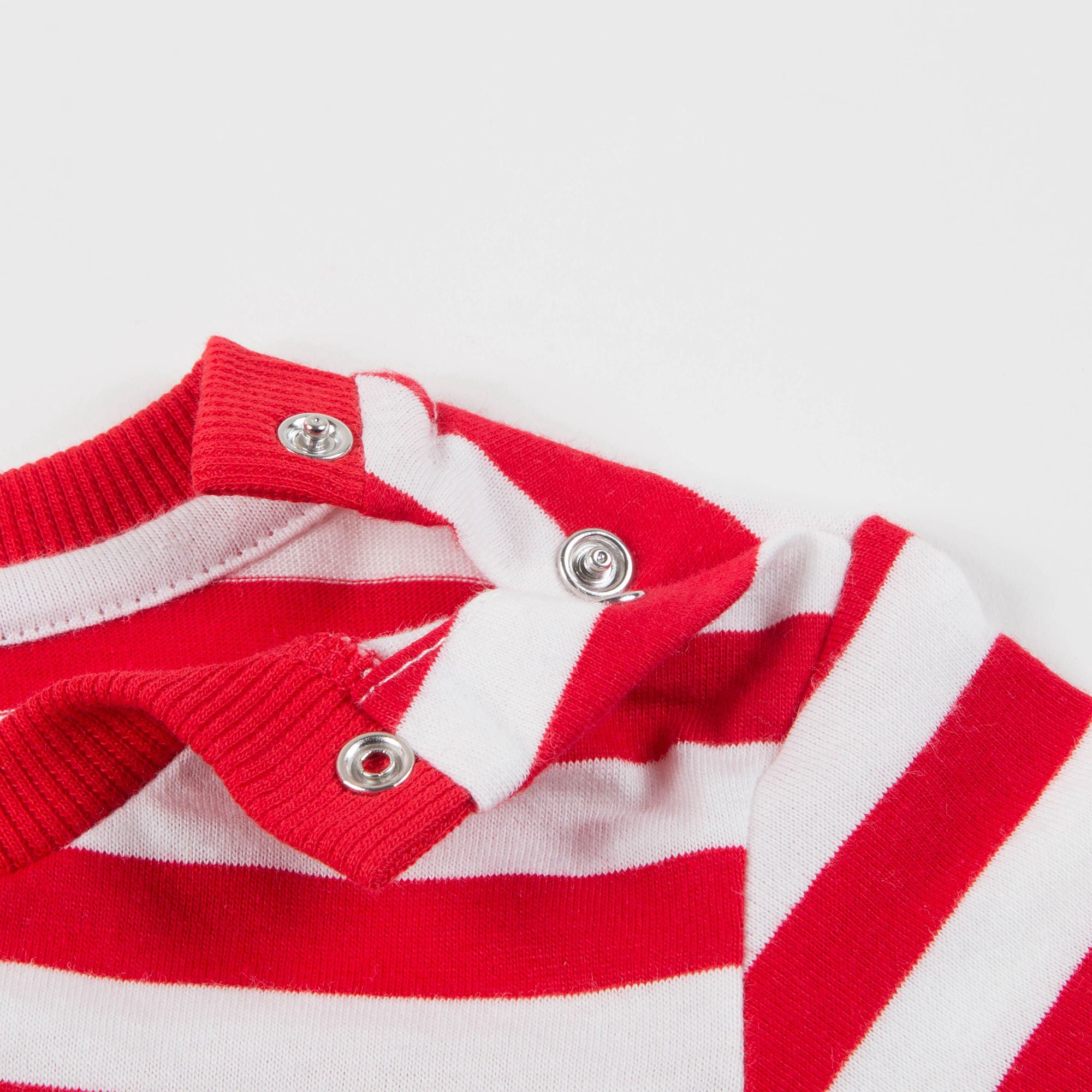 Baby Girls Red Stripes Cotton Set
