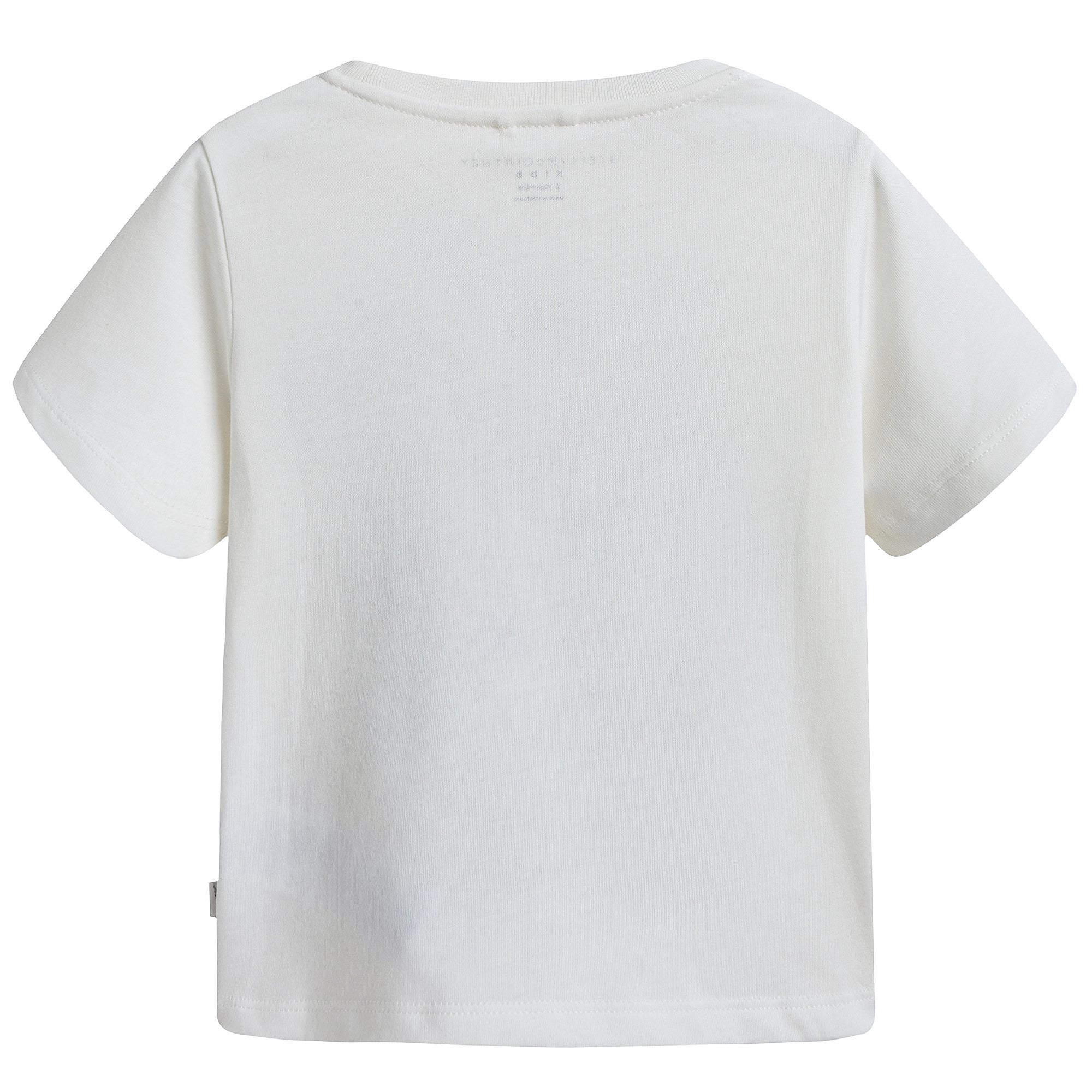 Girls Ivory Swan Printed T-shirt