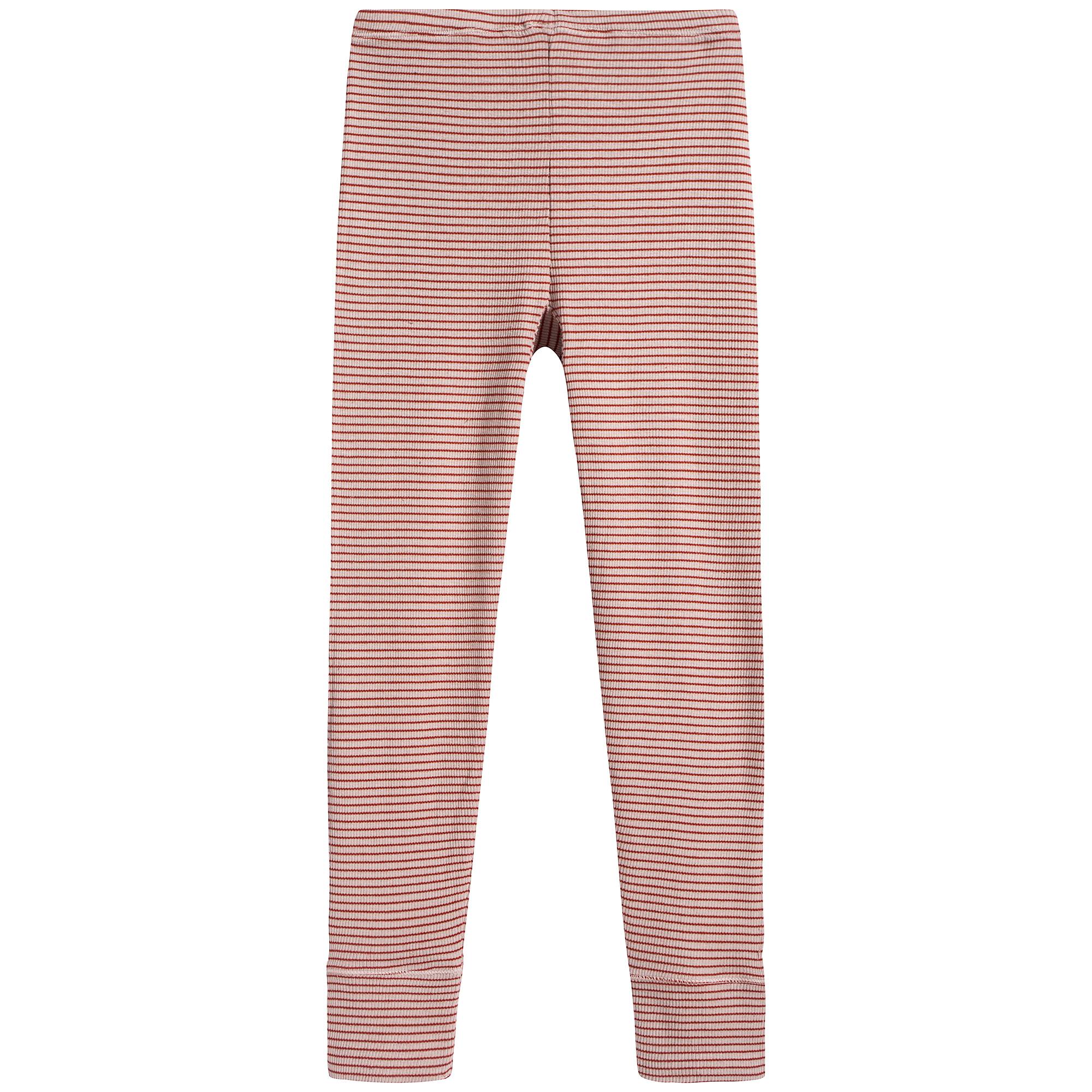 Girls Lavender & Rust Cotton Trousers