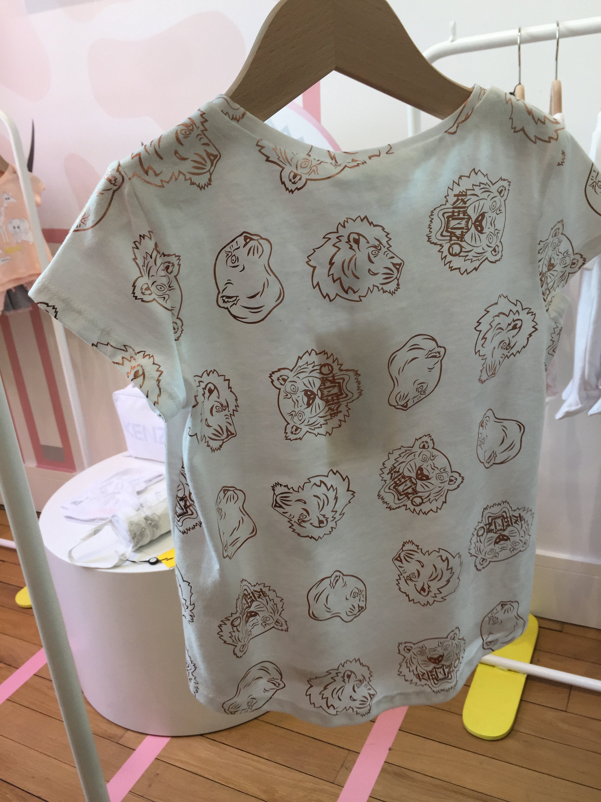 Girls Optic White Cotton T-shirt