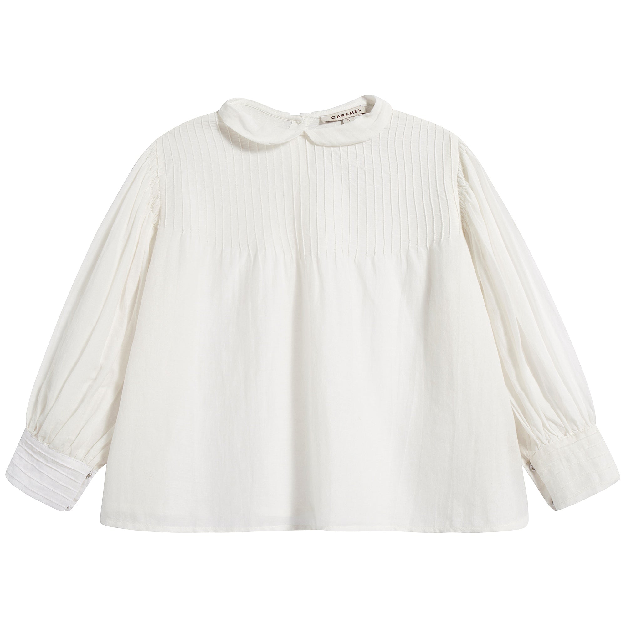 Girls White Cotton Top