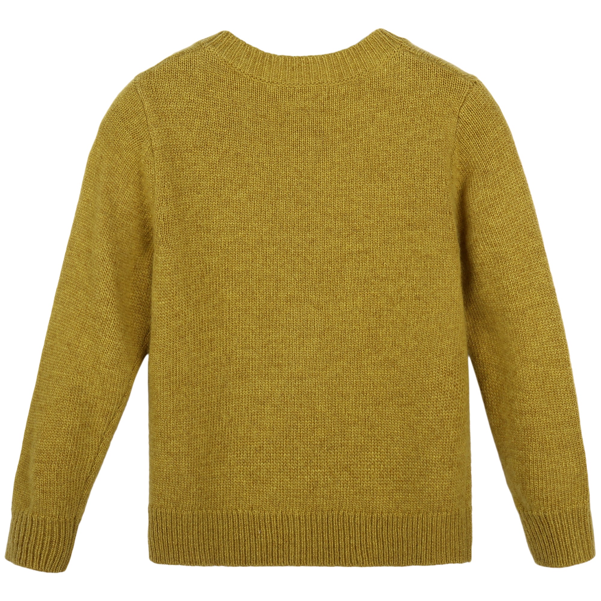 Girls Yellow Knitted Cardigan