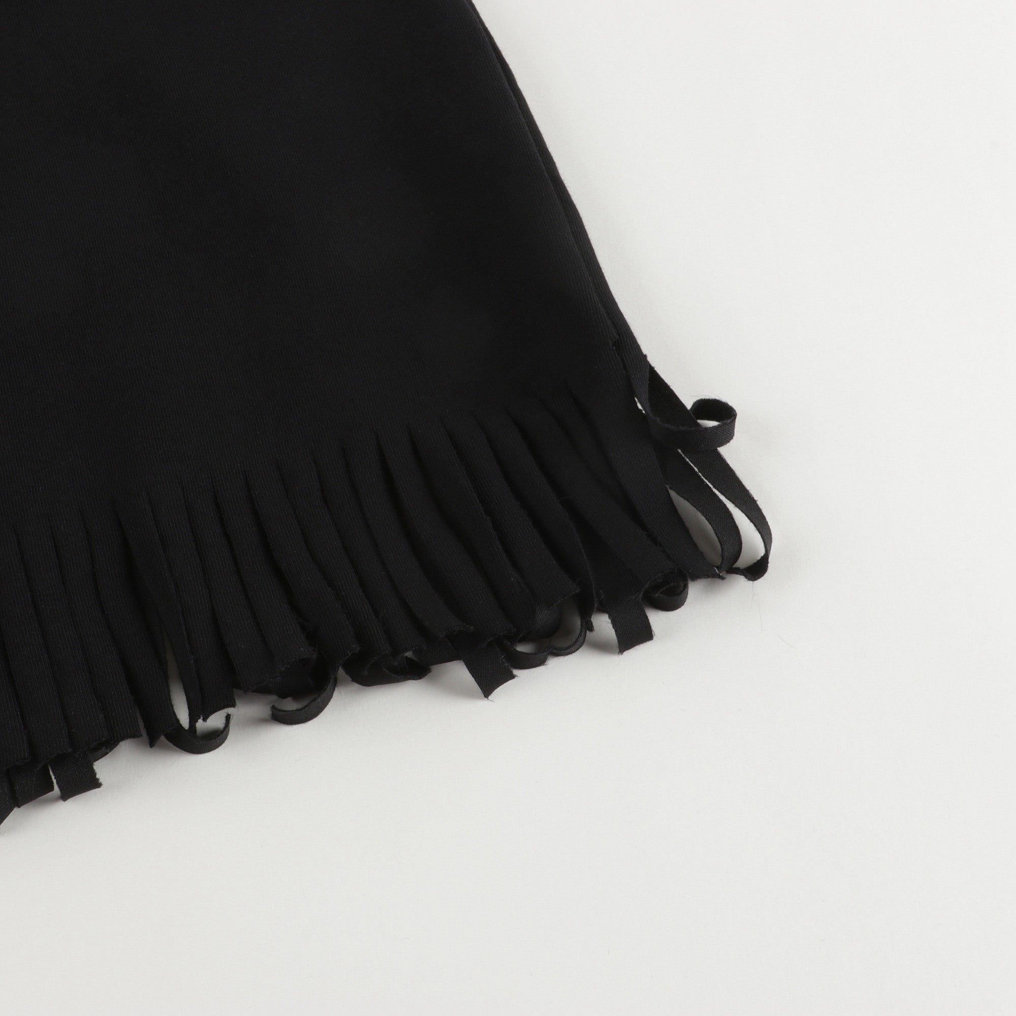 Girls Black Logo Cotton Dress