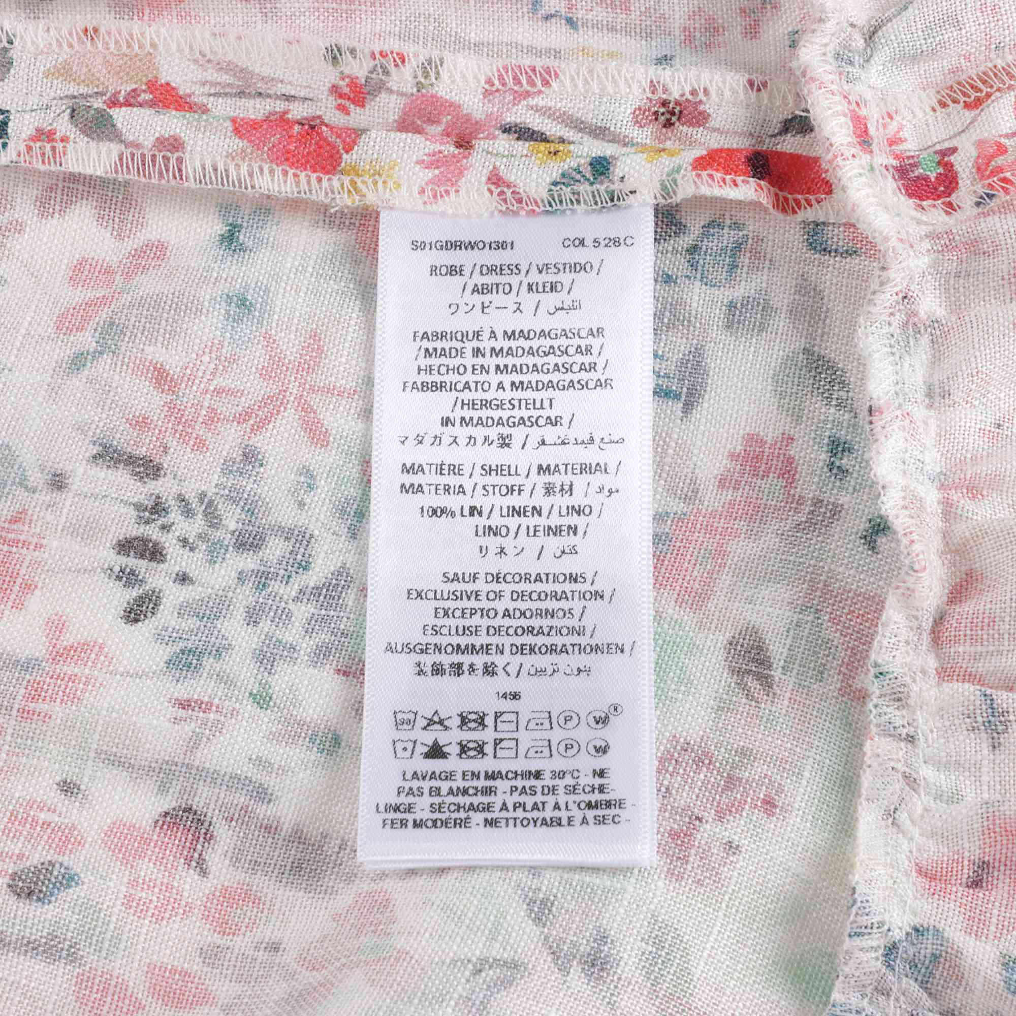 Girls Red Floral Dress