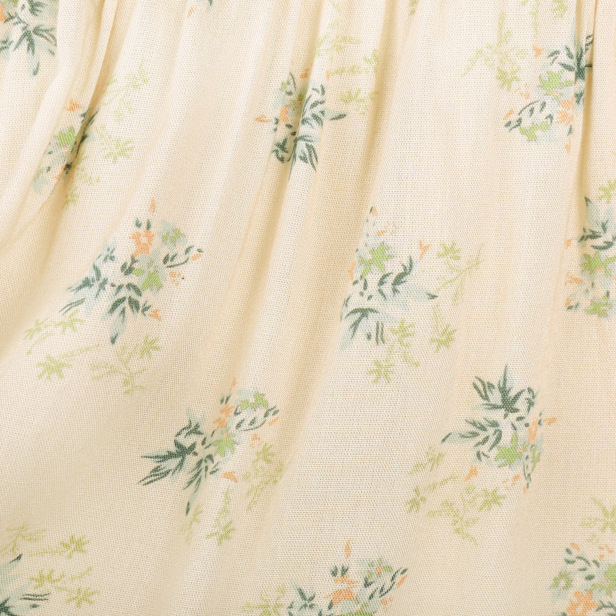 Baby Girls Ivory Flowers Printed Dress