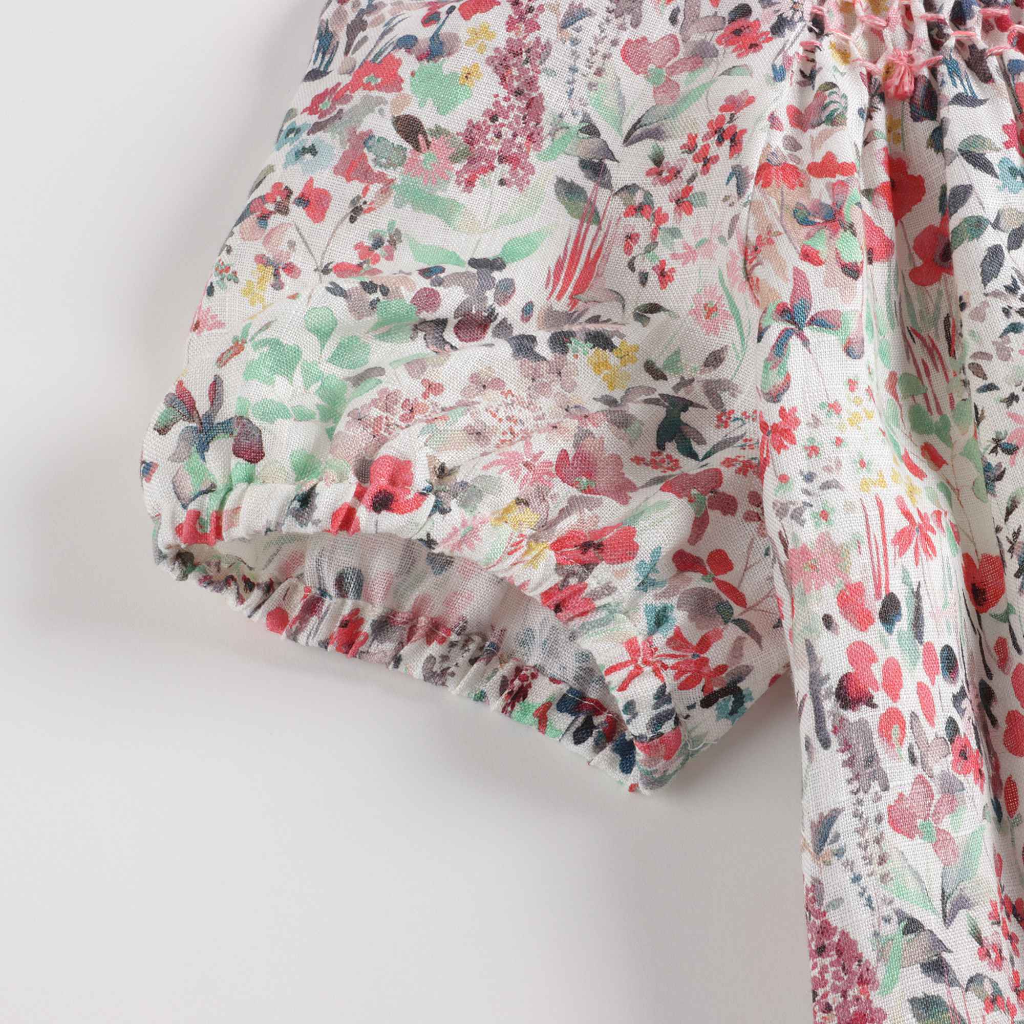 Girls Red Floral Dress